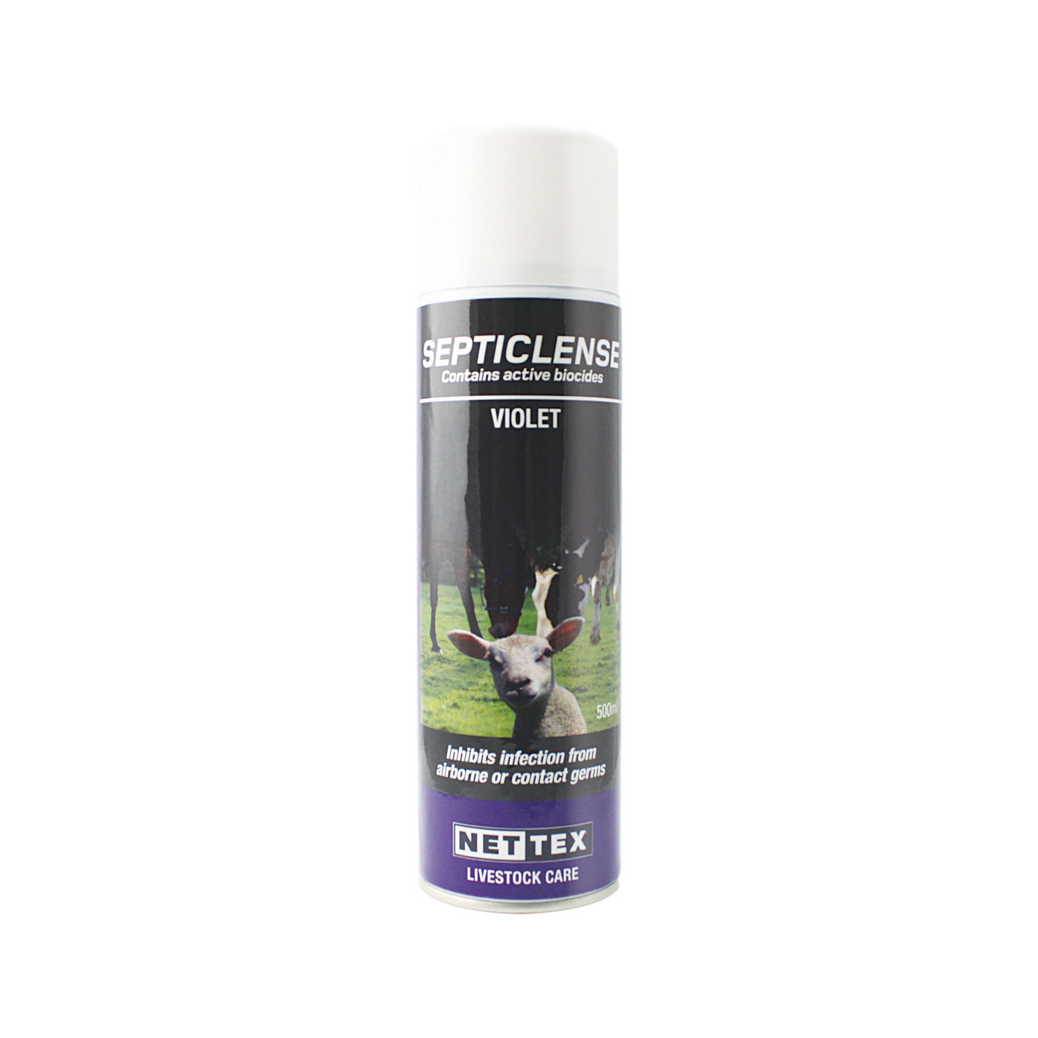 NETTEX SEPTICLENSE SPRAY 500 ML VIOLET