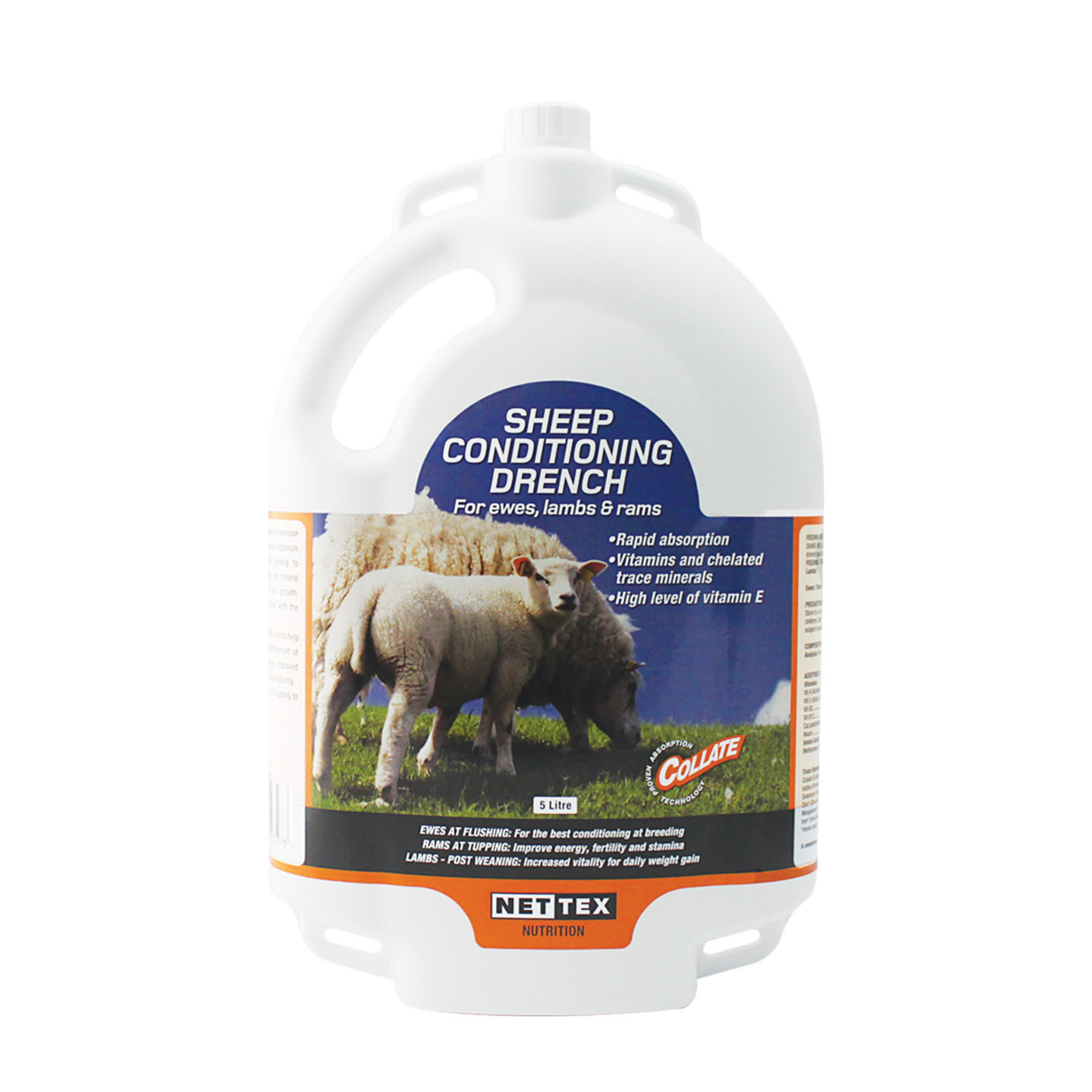 NETTEX SHEEP CONDITIONING DRENCH BACKPACK 5 LT