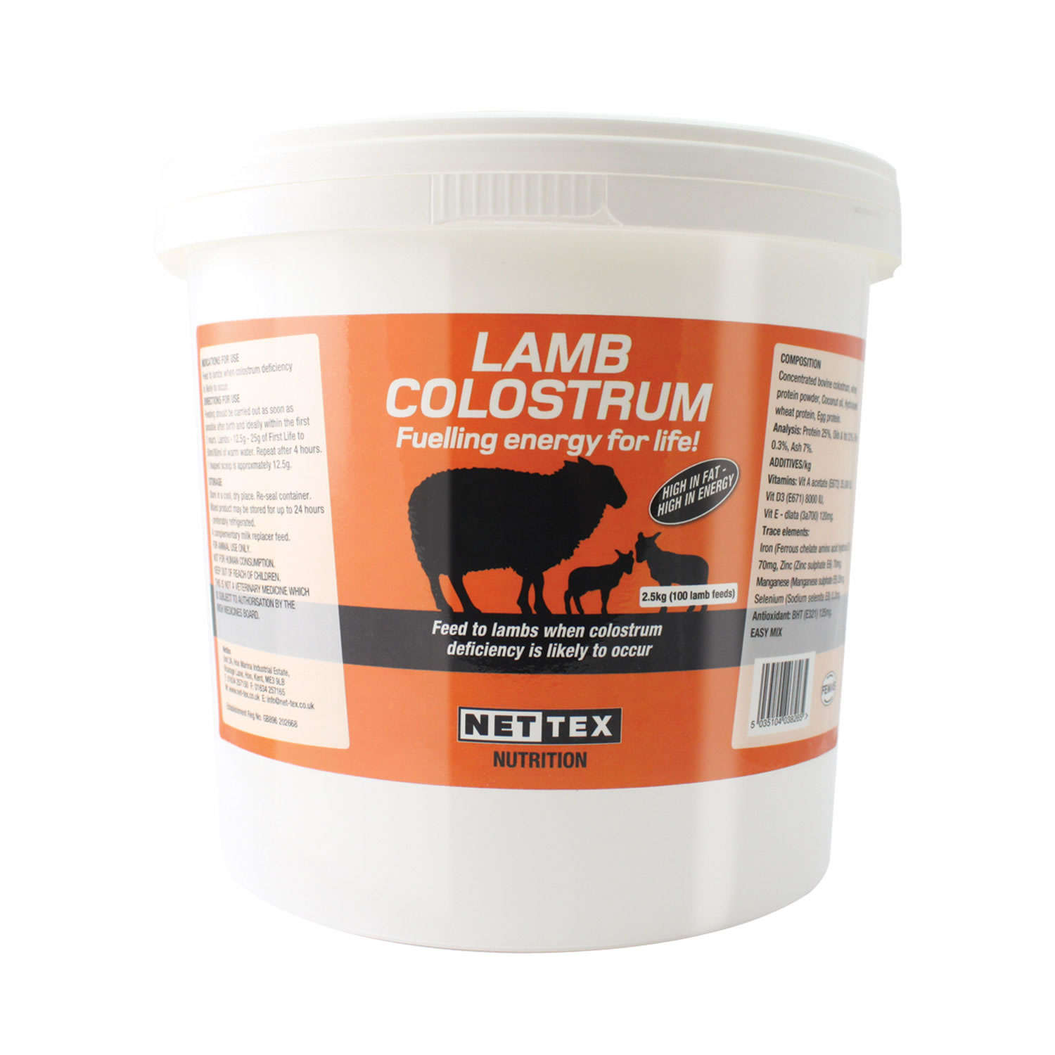 NETTEX LAMB COLOSTRUM 2.5 KG