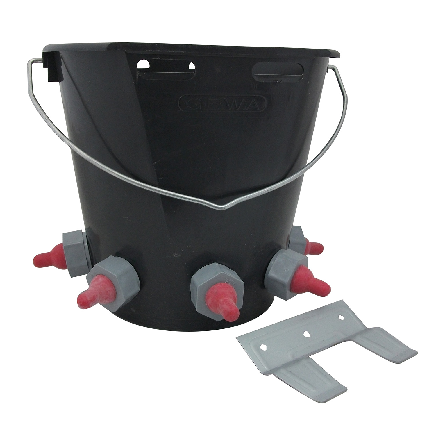 PARAGON RUBBER LAMB FEEDER BUCKET 5 TEAT COMPLETE