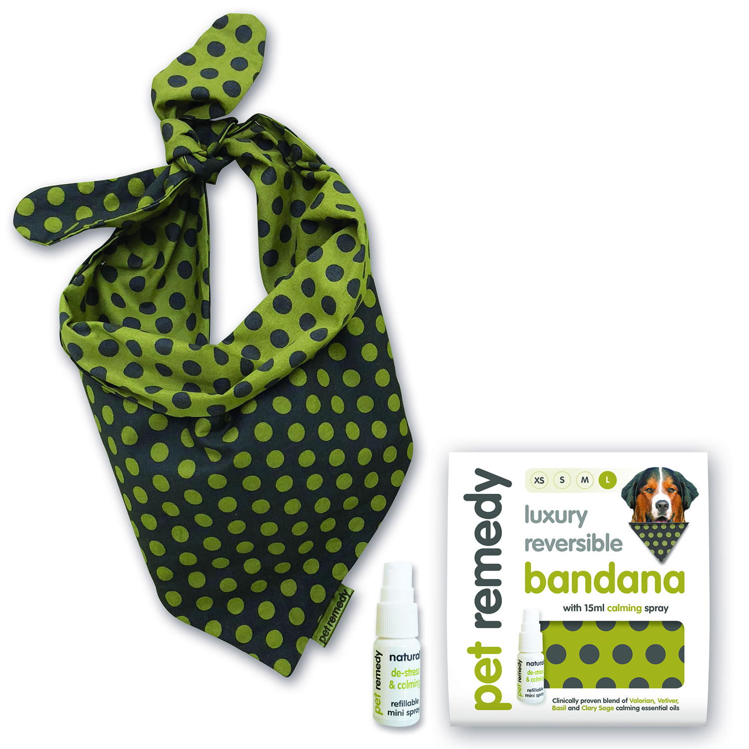 PET REMEDY CALMING BANDANA KIT  LARGE