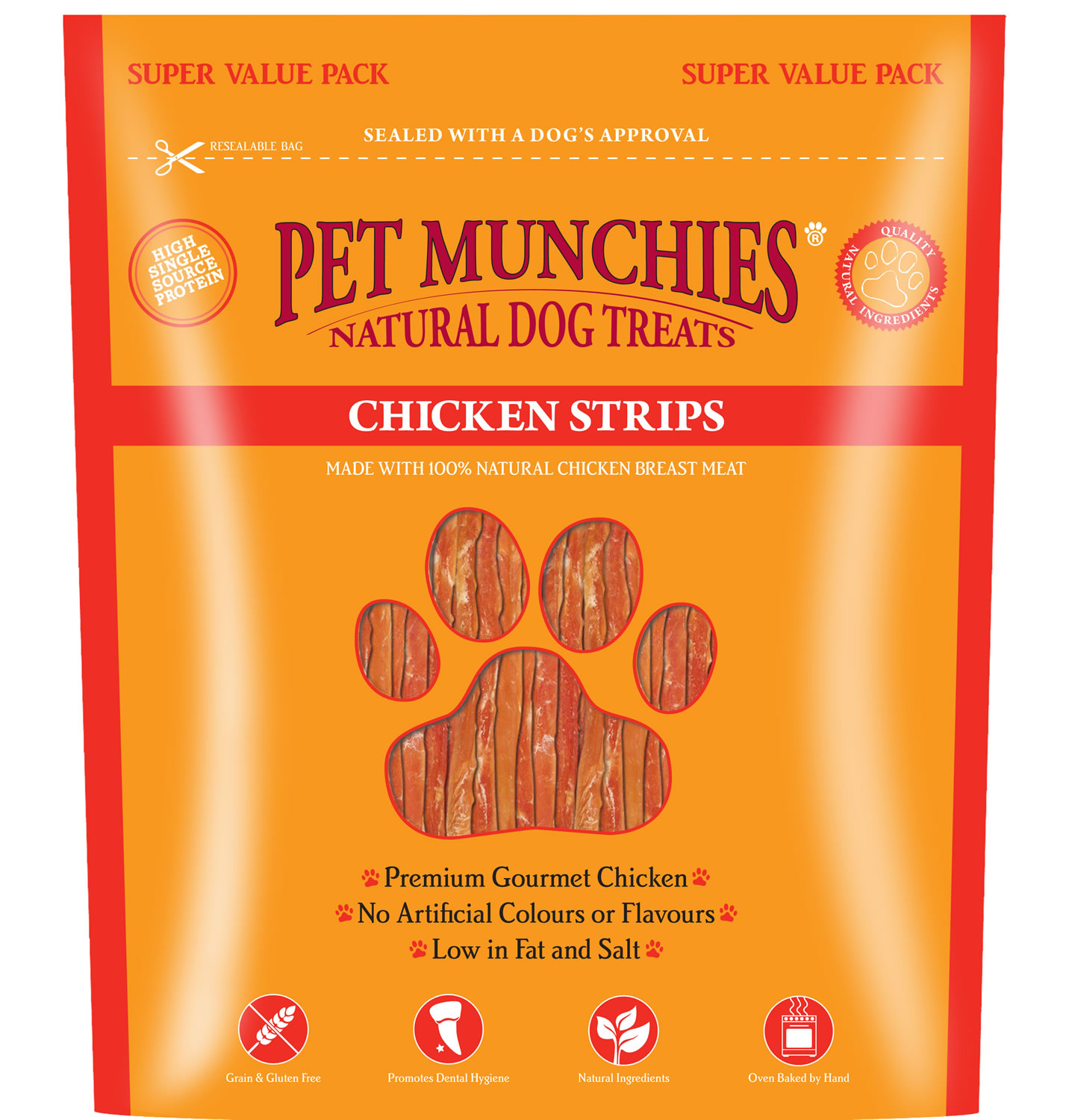 PET MUNCHIES STRIPS 320 GM X 3 PACK 320 GM X 3 PACK