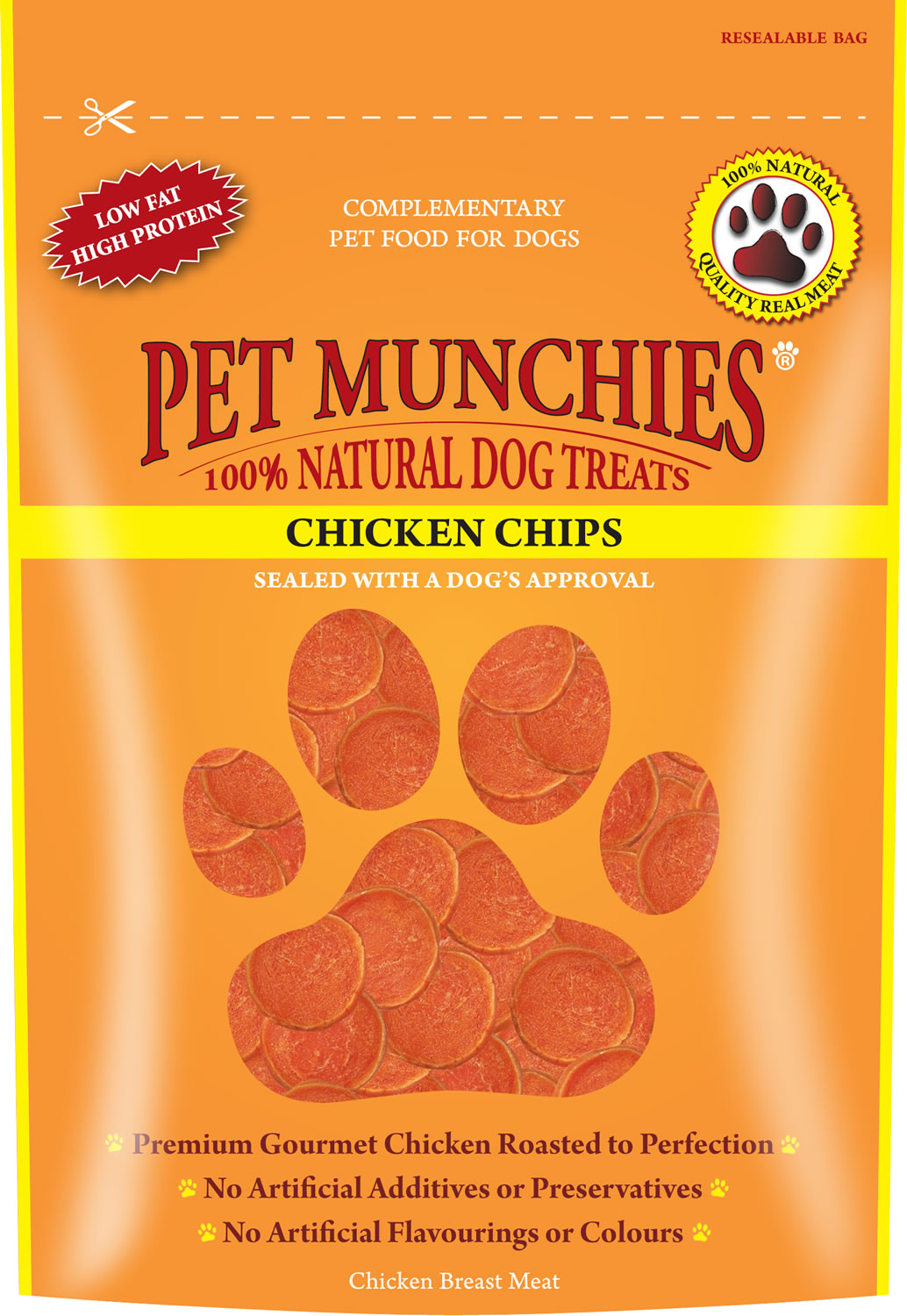 PET MUNCHIES CHICKEN CHIPS 100 GM X 8 PACK 100 GM X 8 PACK