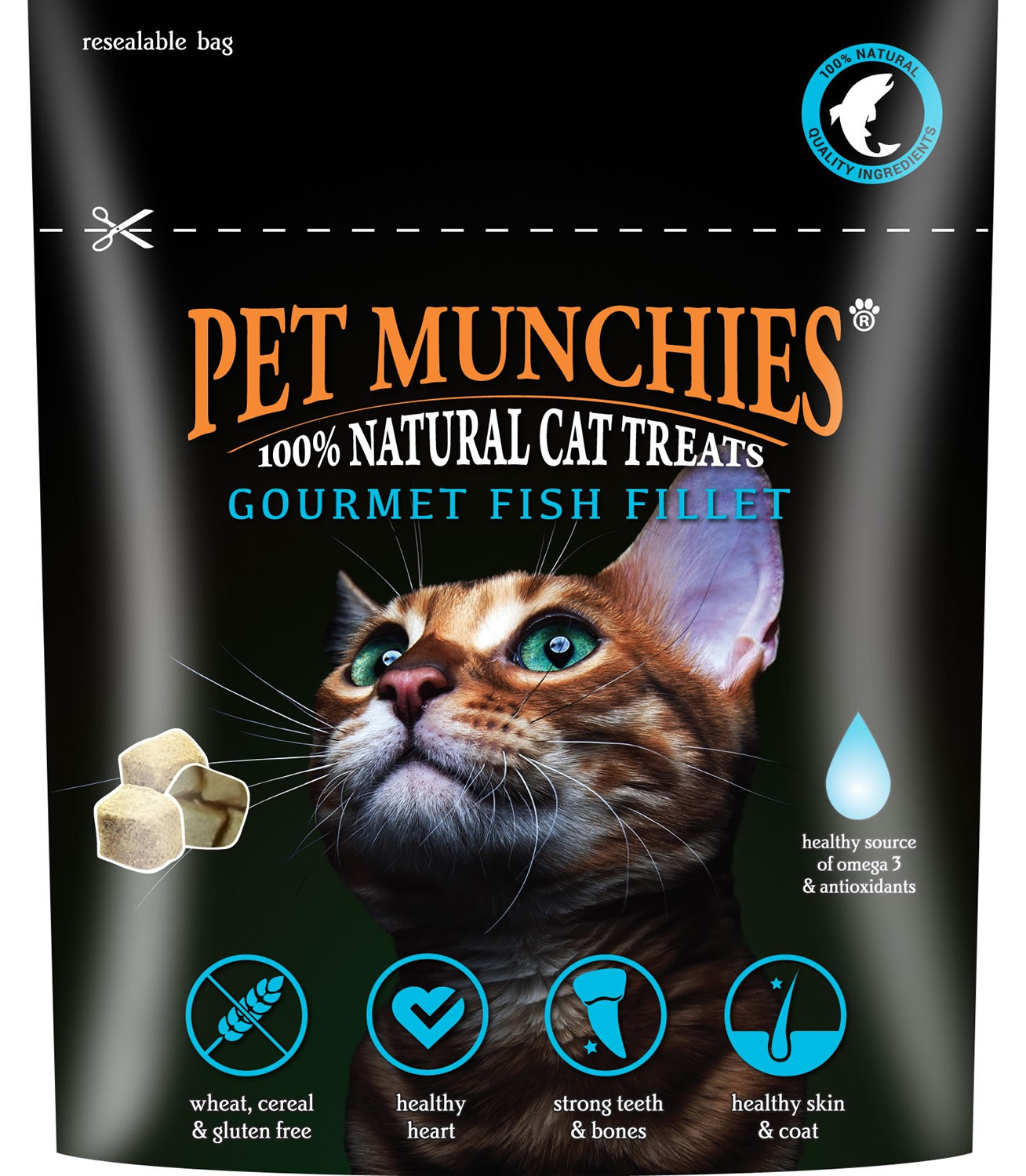 PET MUNCHIES GOURMET TREATS FOR CATS 10 GM