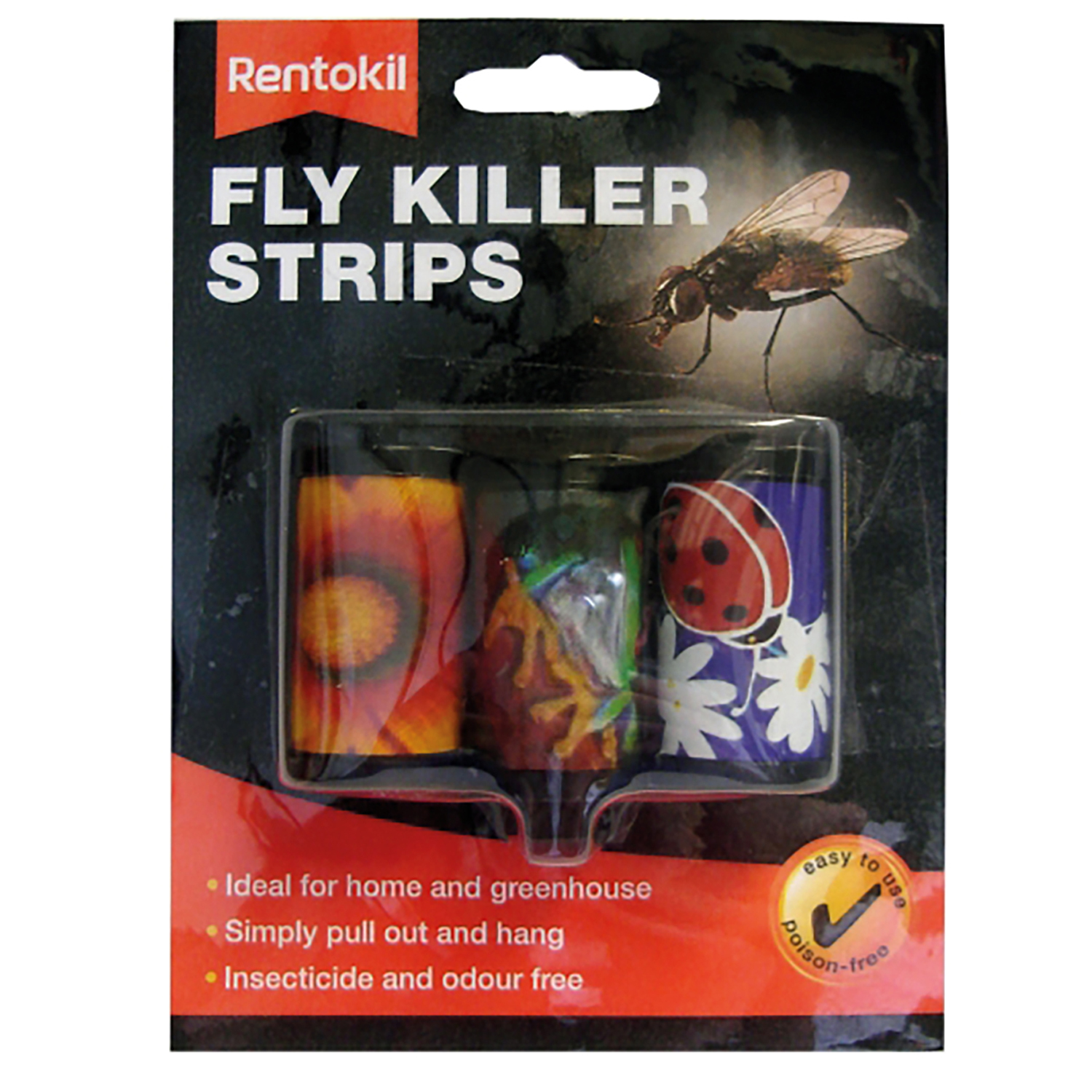 RENTOKIL FLY KILLER STRIPS 3 PACK