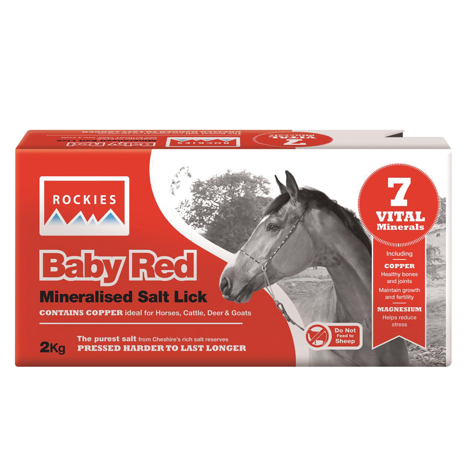 ROCKIES BABY RED SALT LICK 2 KG