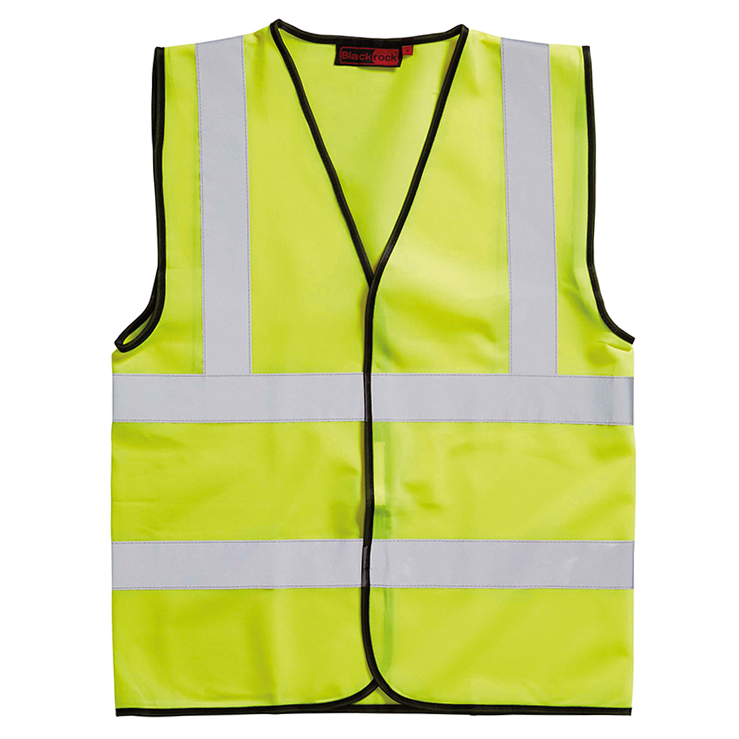 BLACKROCK HI-VIZ WAISTCOAT SLEEVELESS ADULT  SMALL YELLOW ADULT