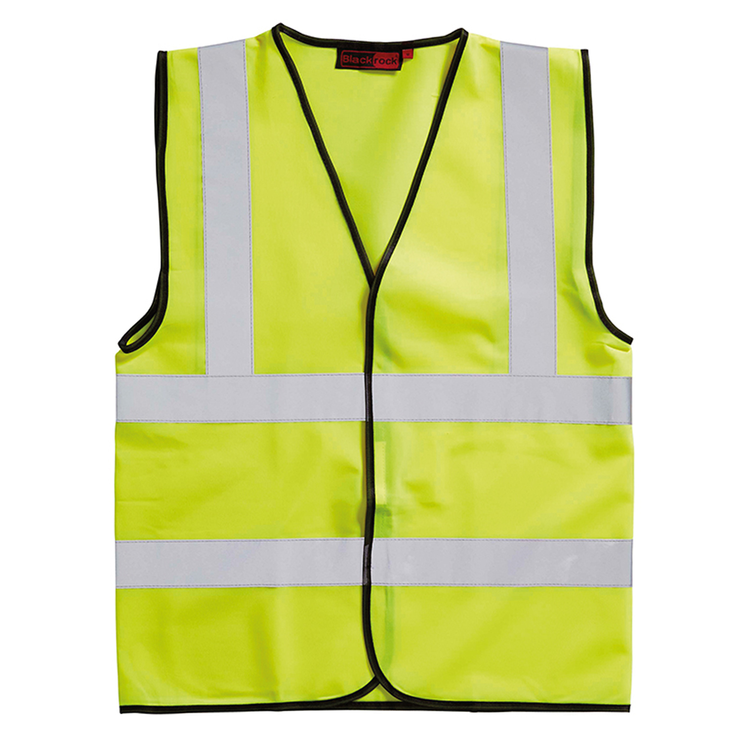 BLACKROCK HI-VIZ WAISTCOAT SLEEVELESS ADULT  MEDIUM YELLOW ADULT