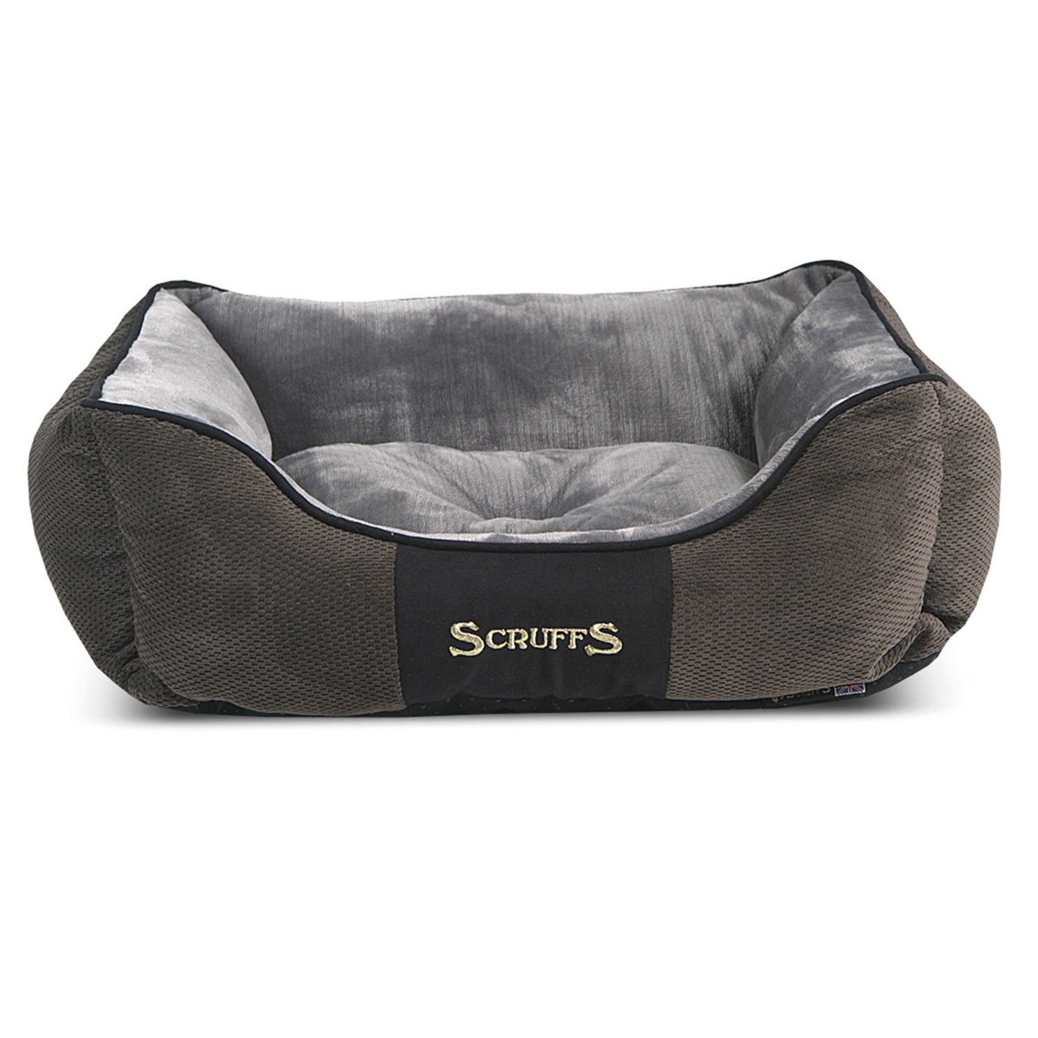 SCRUFFS CHESTER BOX BED GRAPHITE SMALL