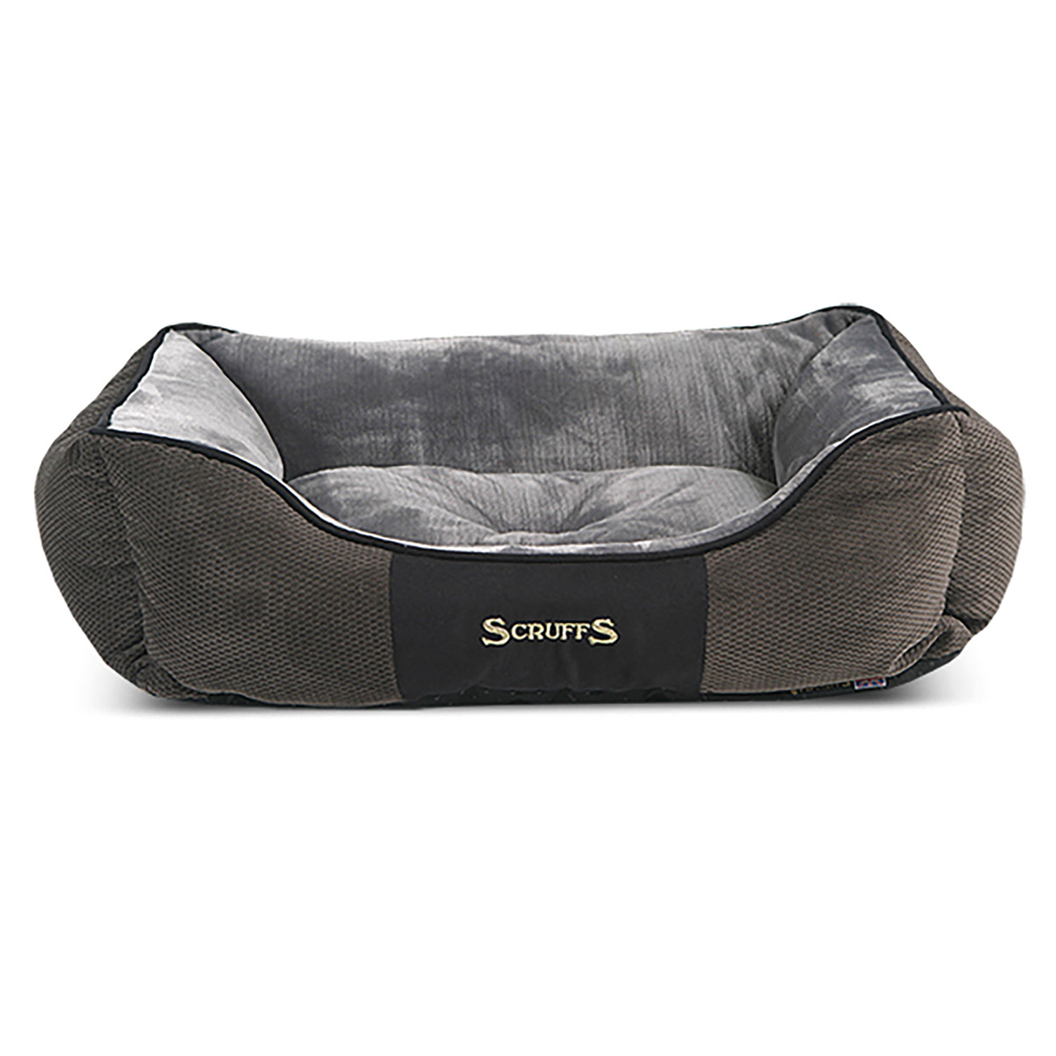 SCRUFFS CHESTER BOX BED GRAPHITE LARGE