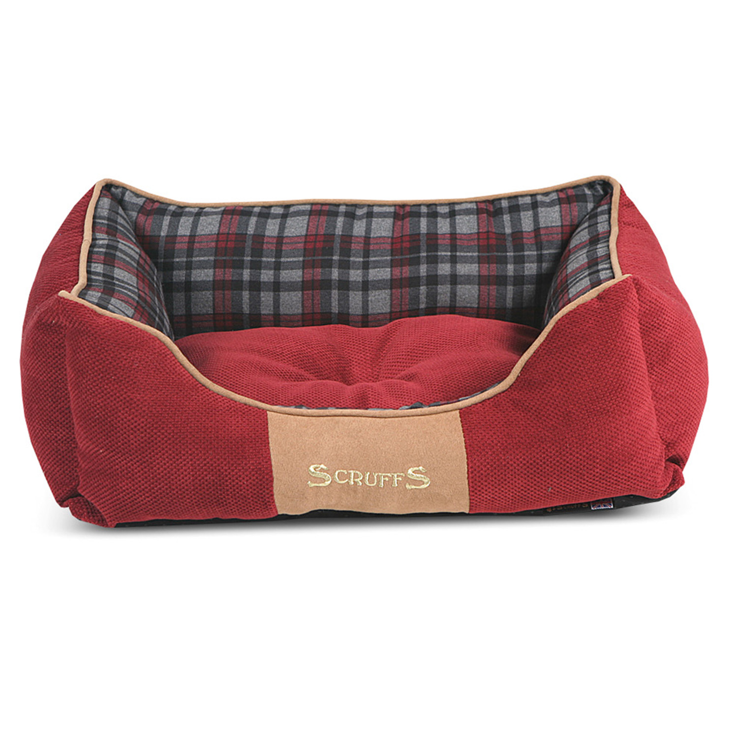 Scruffs Highland Box Bed Red - Small