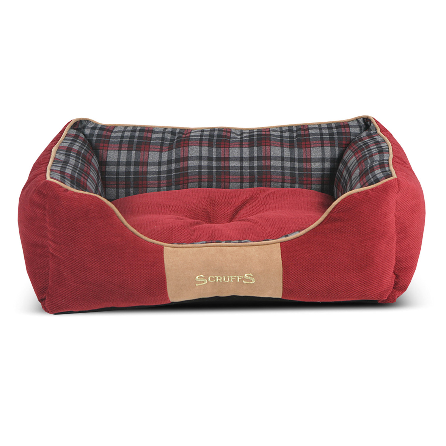Scruffs Highland Box Bed Red - Medium