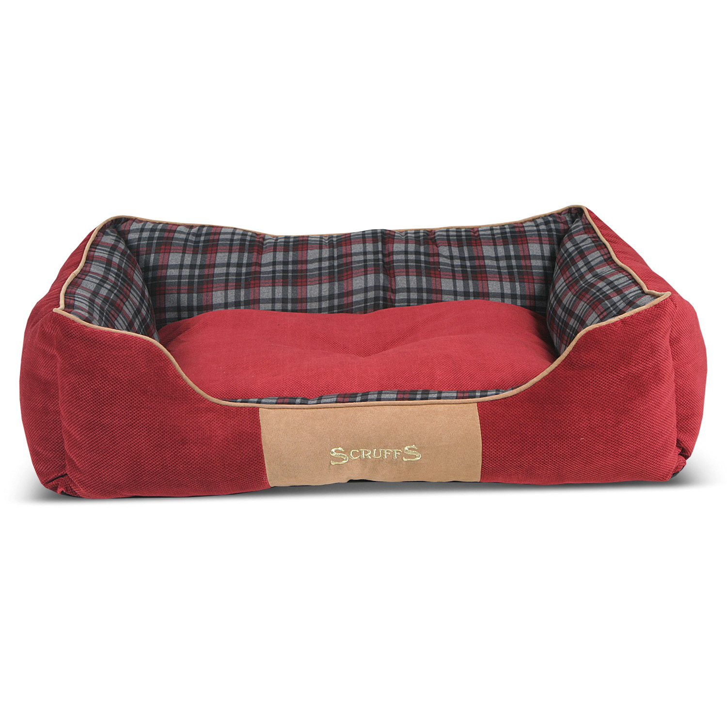 Scruffs Highland Box Bed Red - Xlarge