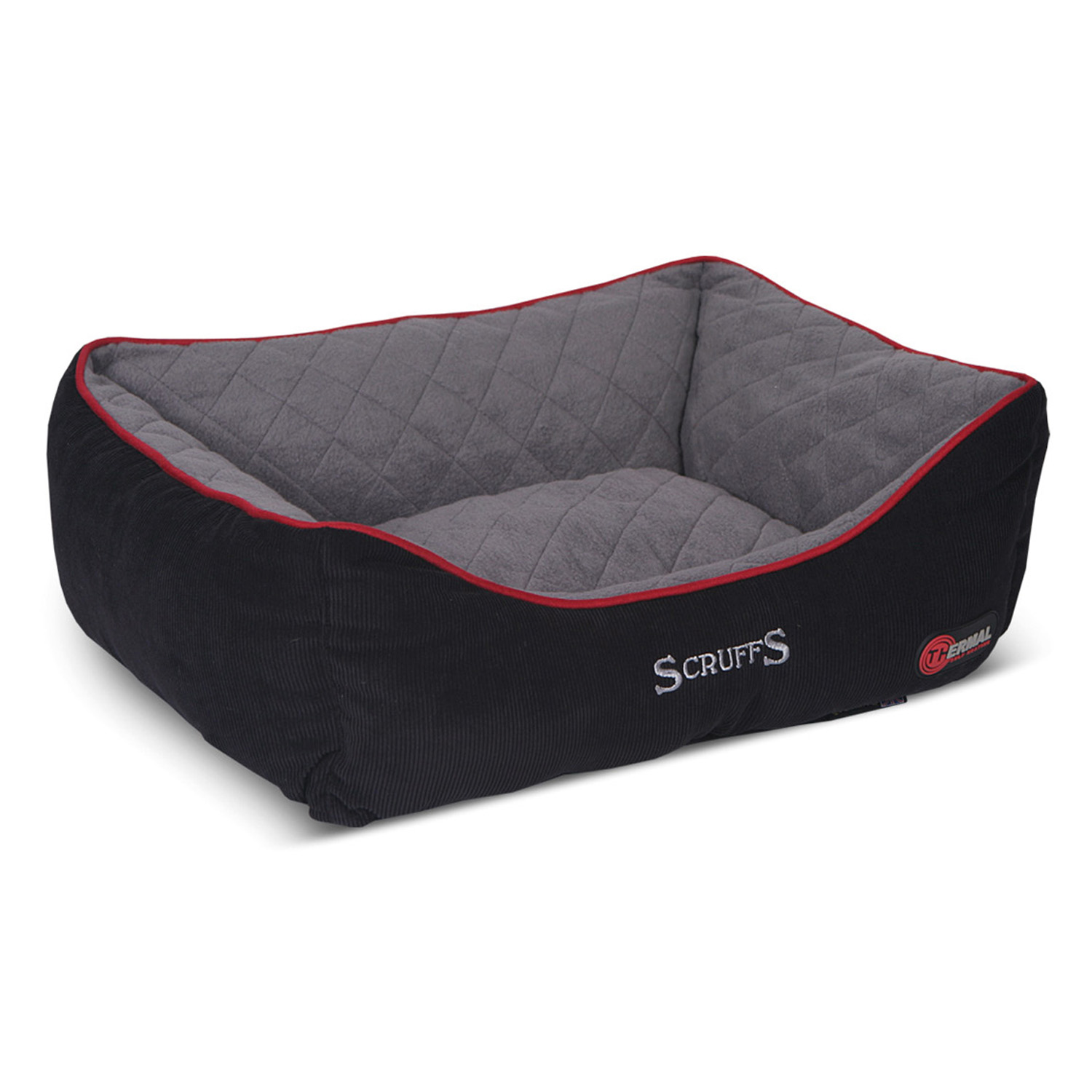 SCRUFFS THERMAL BOX BED BLACK MEDIUM