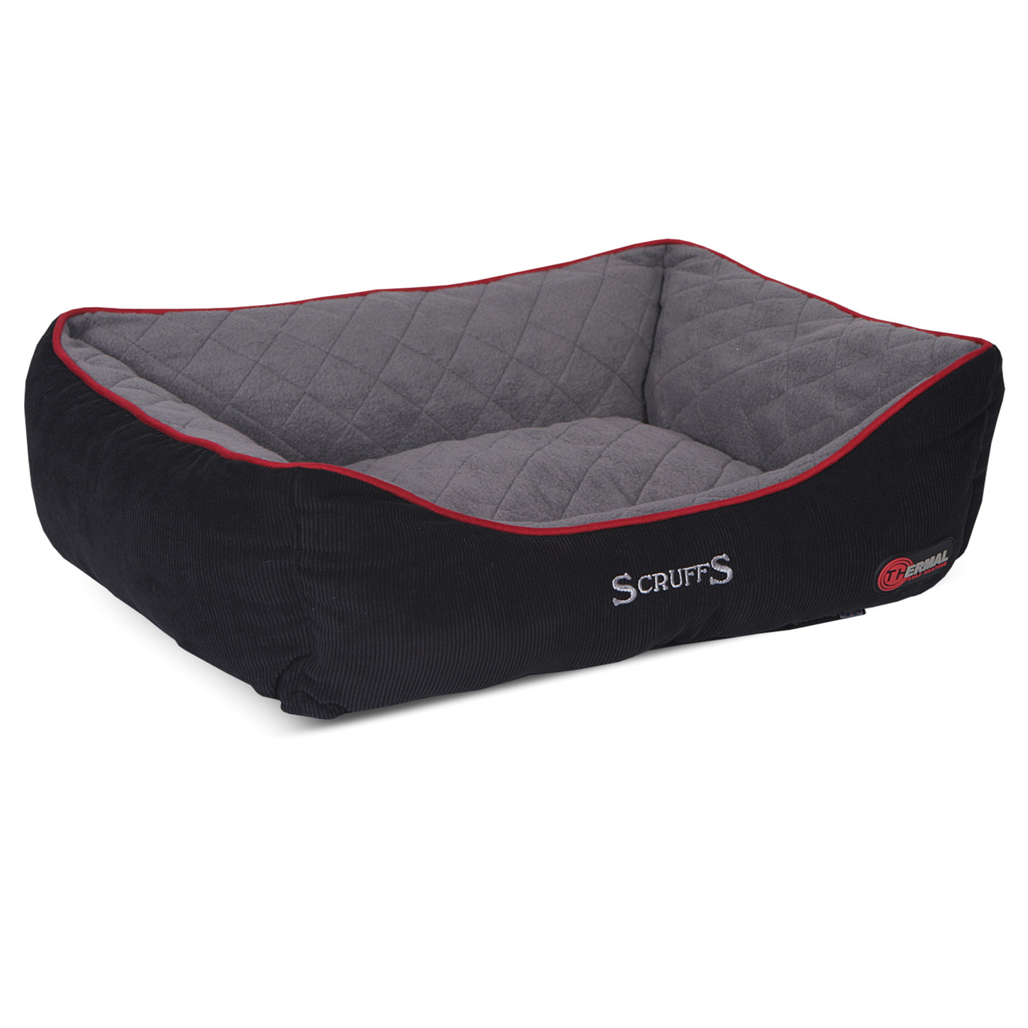 SCRUFFS THERMAL BOX BED BLACK XLARGE