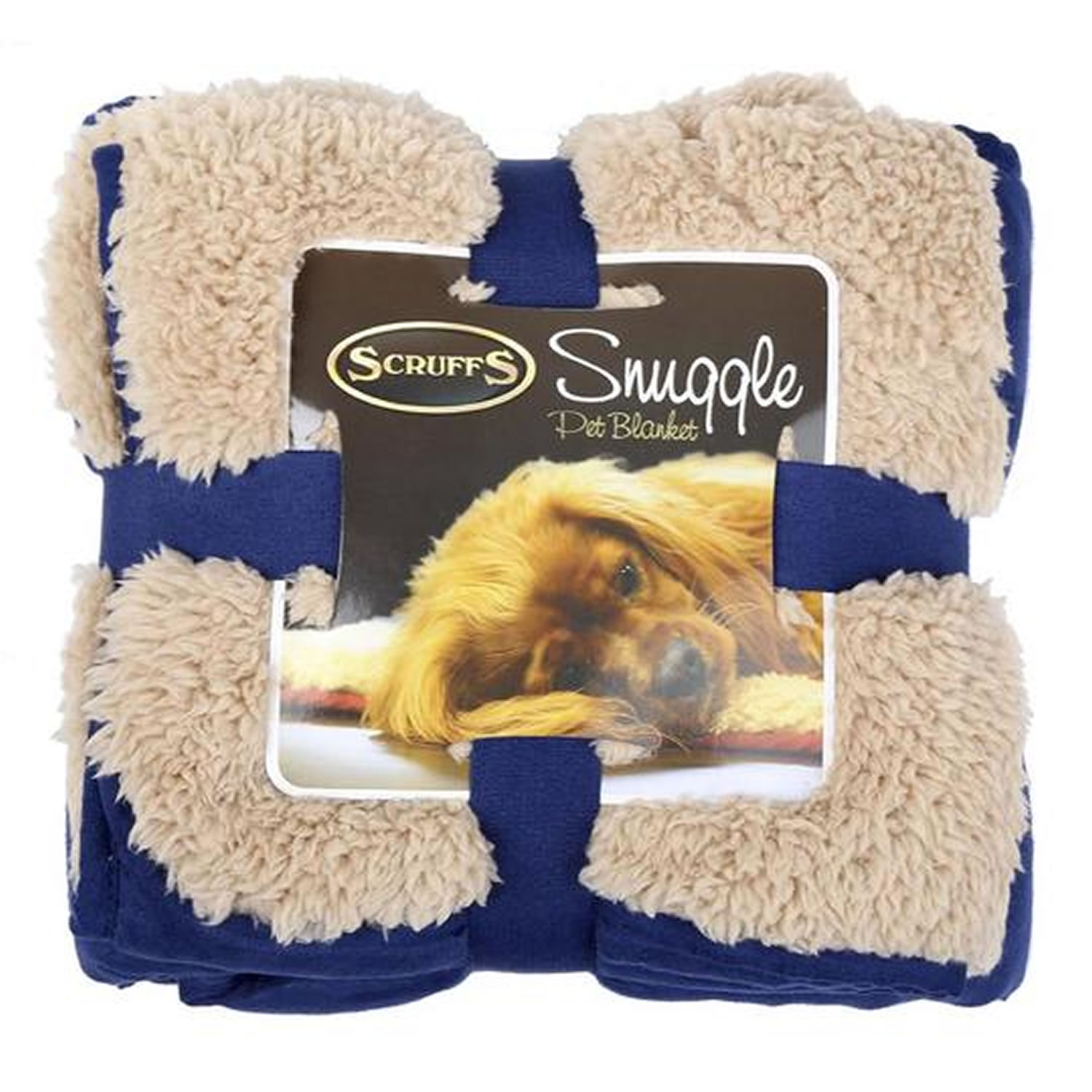 SCRUFFS SNUGGLE BLANKET  BLUE