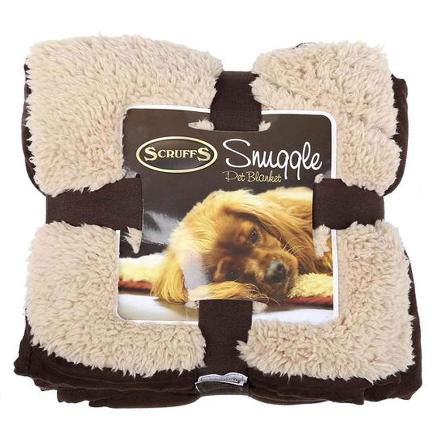 SCRUFFS SNUGGLE BLANKET  CHOCOLATE