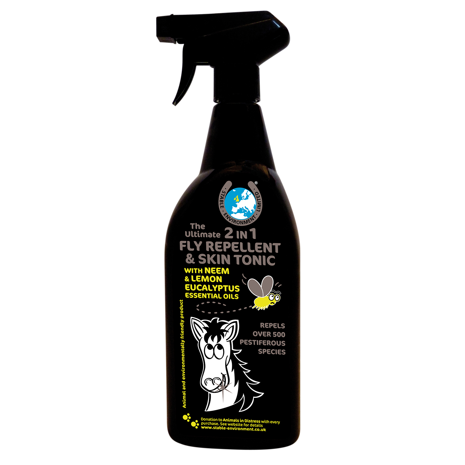 THE ULTIMATE 2 IN 1 FLY REPELLENT & SKIN TONIC 750 ML