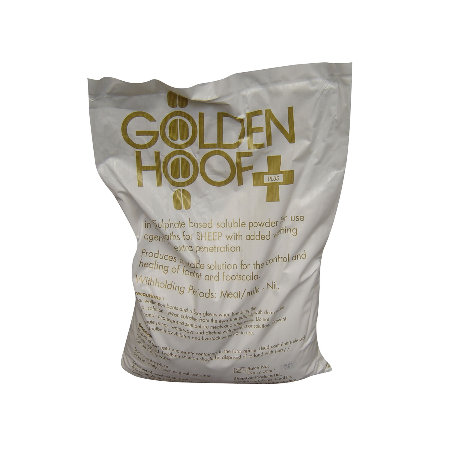 GOLDEN HOOF ZINC SULPHATE PLUS 10 KG