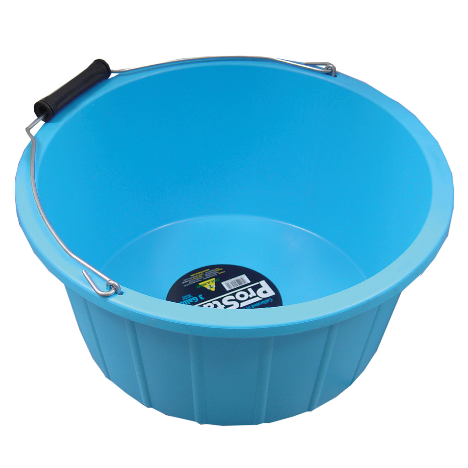 PROSTABLE FEED BUCKET 3 GALLON LIGHT BLUE 3 GALLON