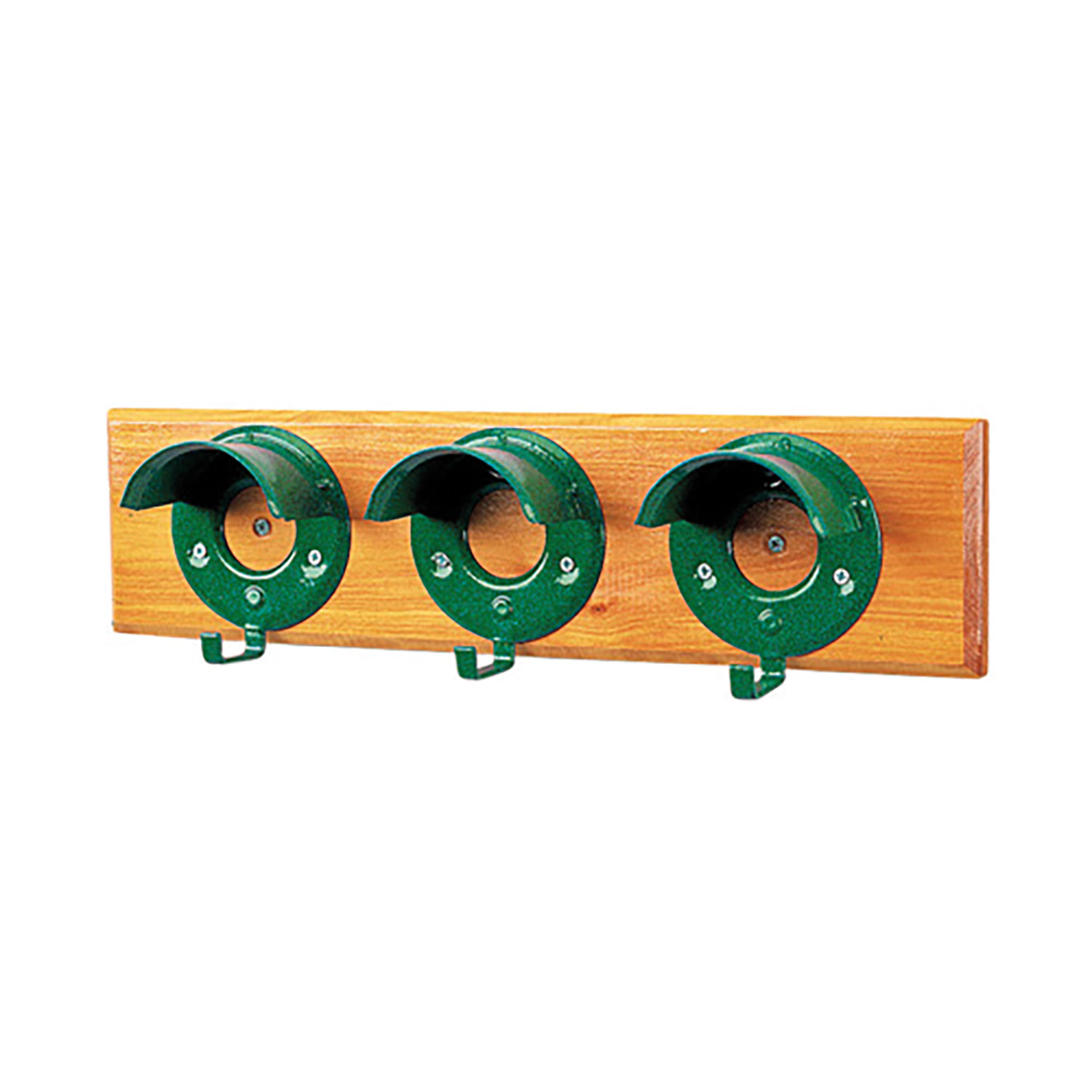 STUBBS BRIDLE RACK SET OF 3 ON BOARD S203 GREEN
