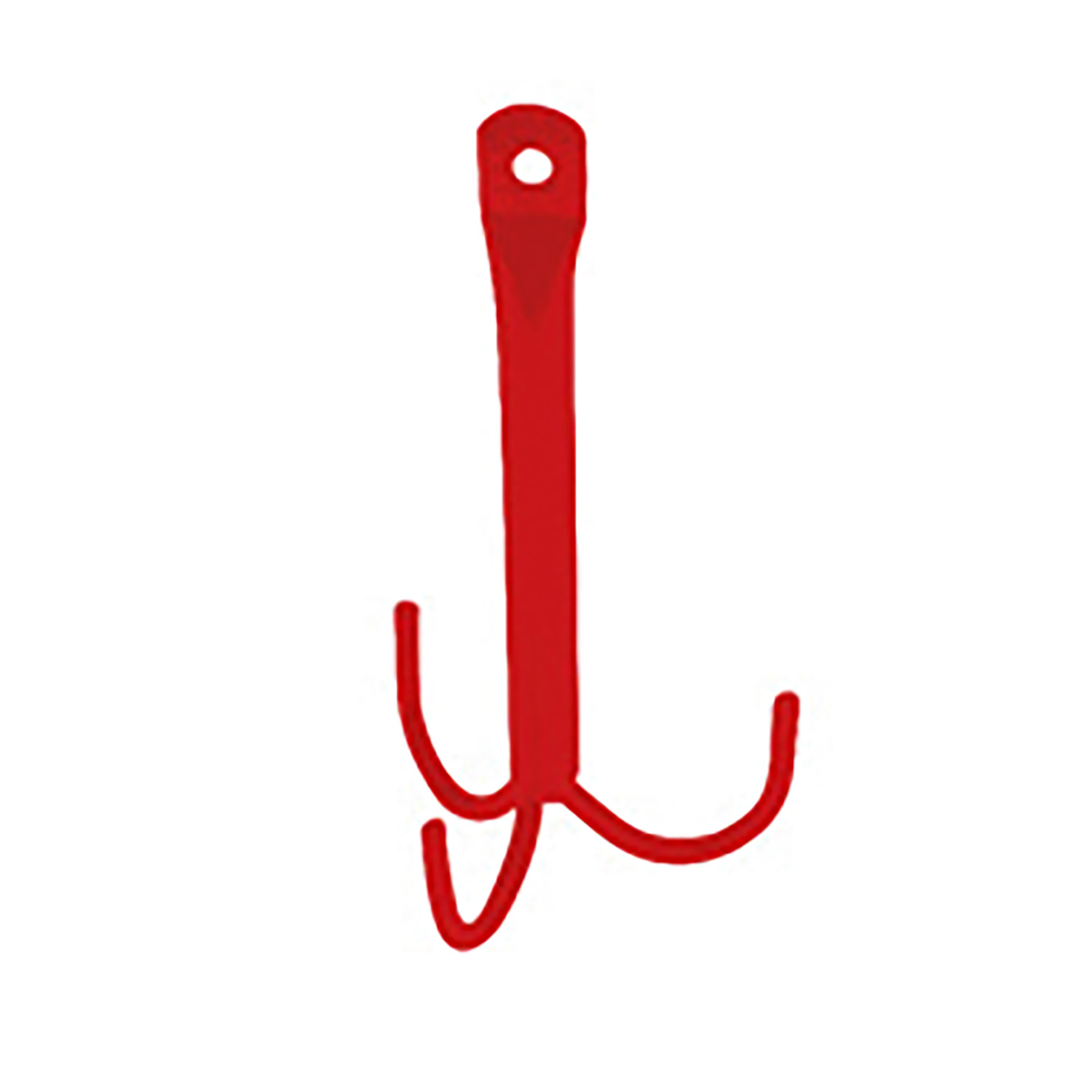 STUBBS TACK HOOK THREE PRONG S24A RED