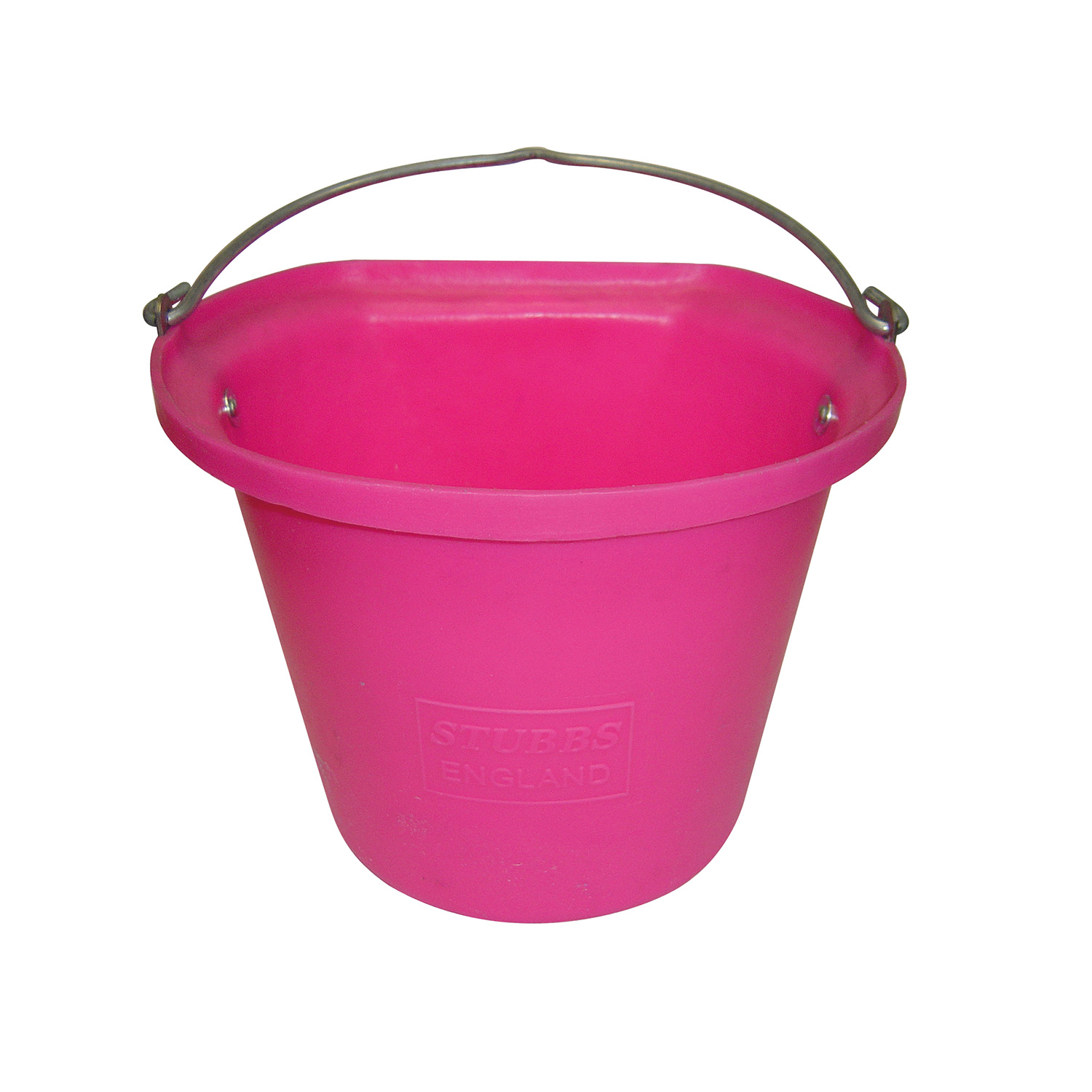 STUBBS HANGING BUCKET FLAT SIDED SMALL 14 LT S85  PINK 14 LT