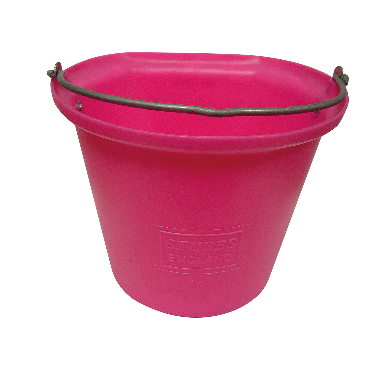 STUBBS HANGING BUCKET FLAT SIDED LARGE 18 LT S85A PINK 18 LT