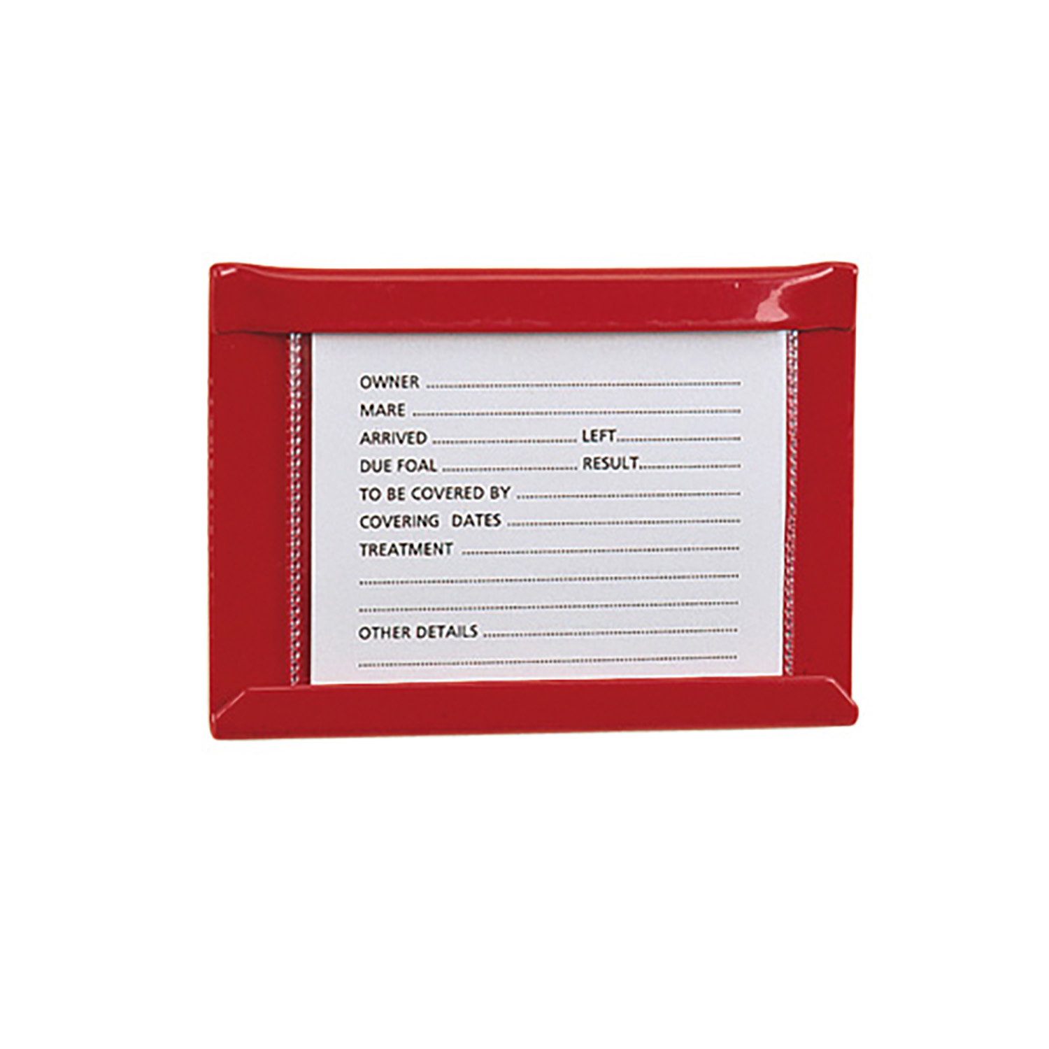 STUBBS STUD CARD HOLDER SMALL S27 RED SMALL
