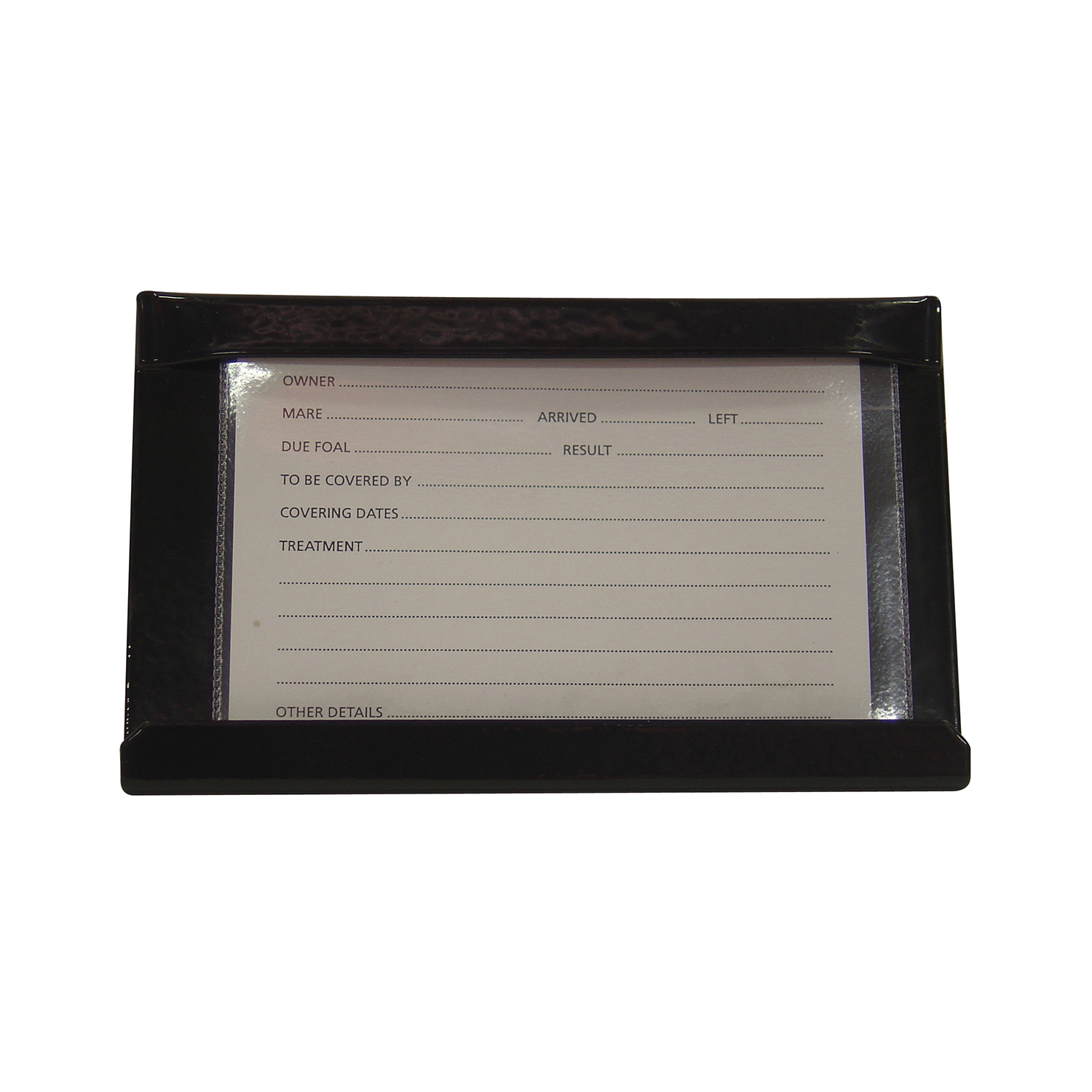 STUBBS STUD CARD HOLDER LARGE S26 BLACK