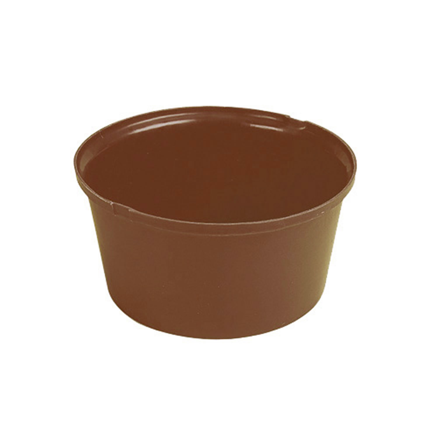 STUBBS FEED BOWL HEAVY DUTY 16 LT S6P BROWN 16 LT