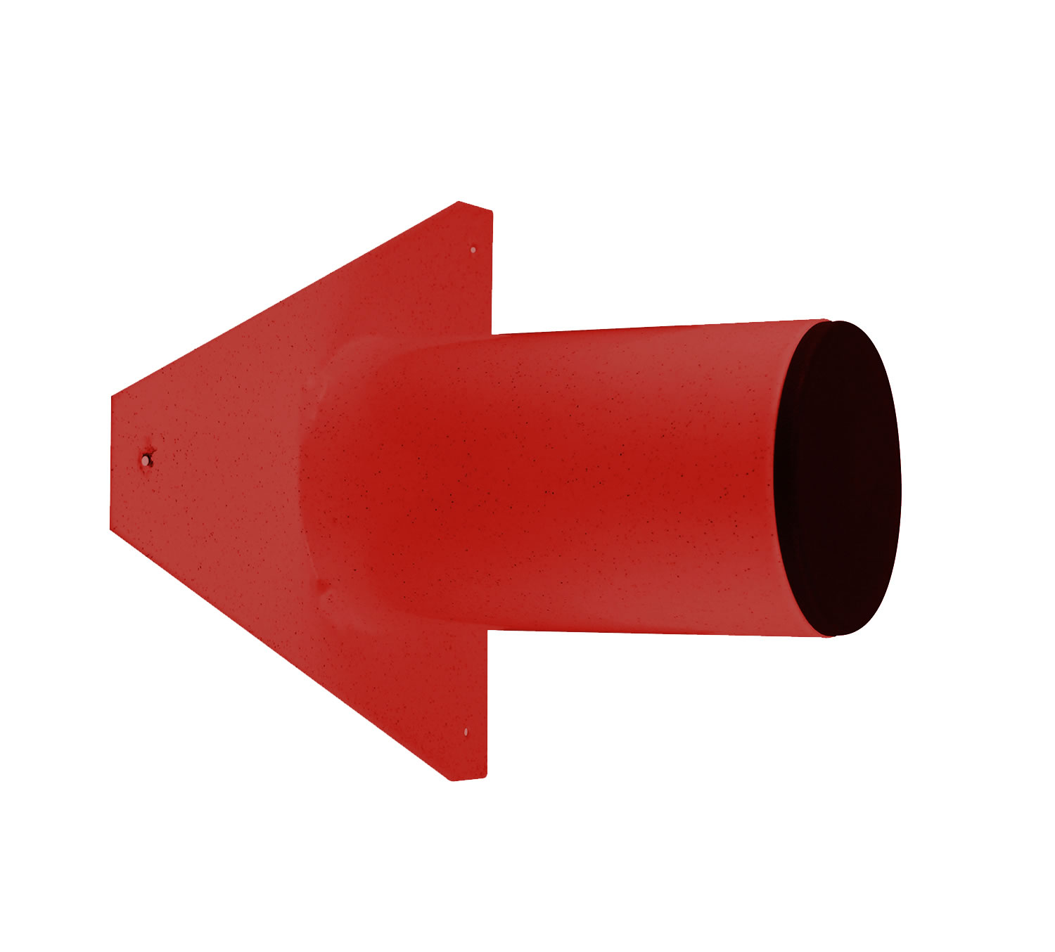 STUBBS DISPLAY POLE SHORT S207 RED SHORT