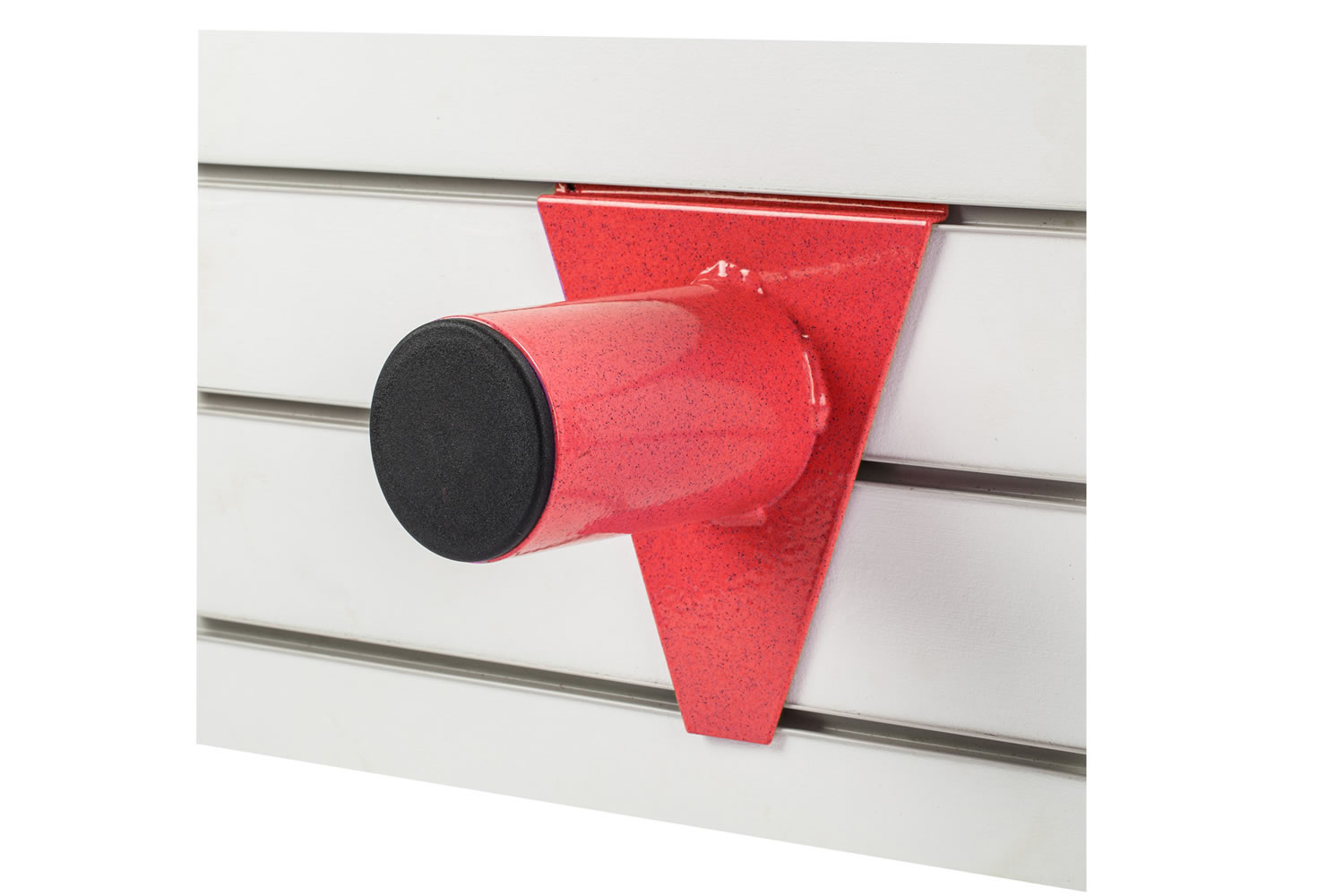 STUBBS DISPLAY POLE SLAT-WALL SHORT S1807 RED SHORT