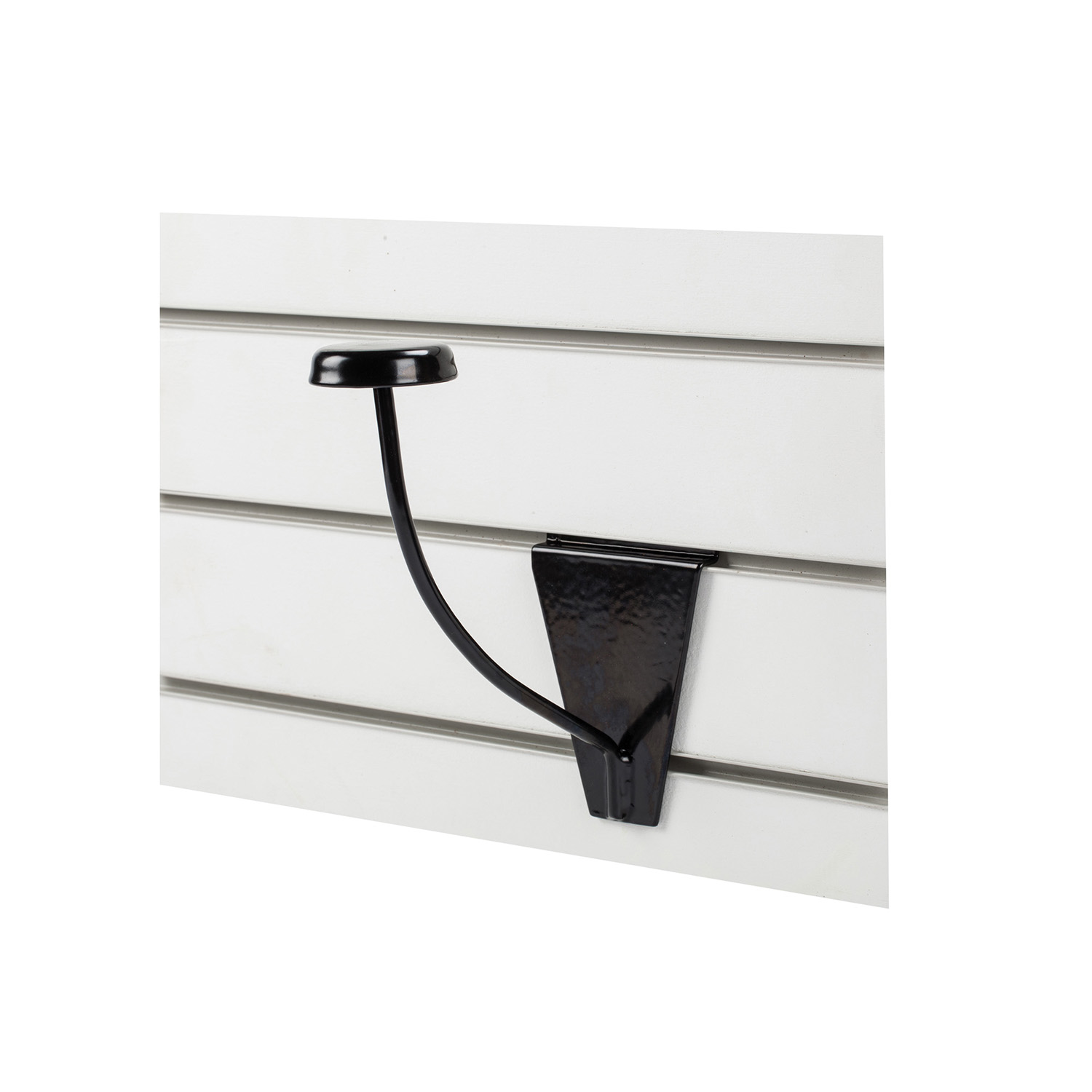 STUBBS HAT RACK SLAT-WALL S605 BLACK