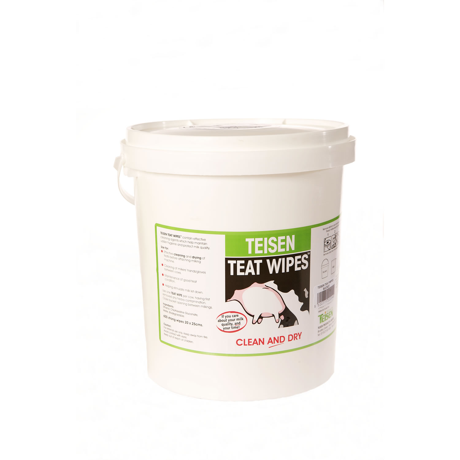 TEISEN PRODUCTS TEAT WIPES  BUCKET