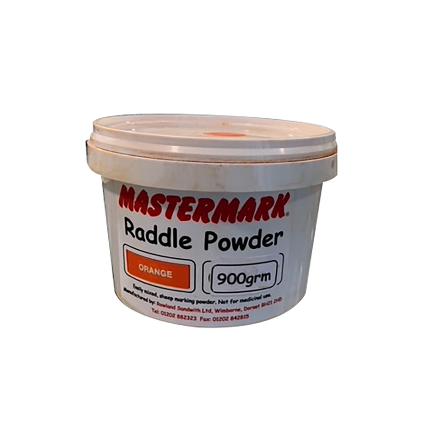 MASTERMARK RADDLE POWDER ORANGE X 1 KG