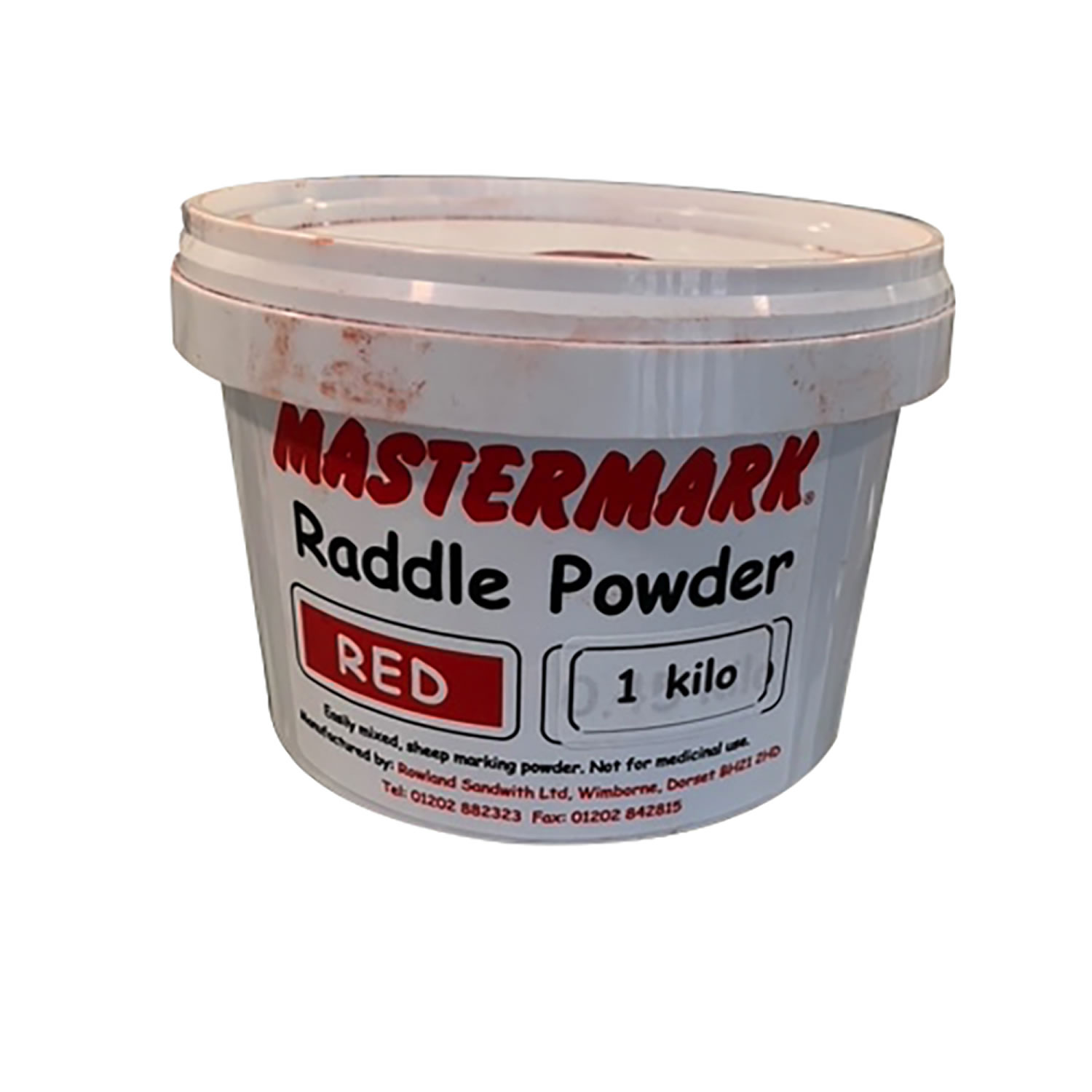 MASTERMARK RADDLE POWDER RED X 1 KG