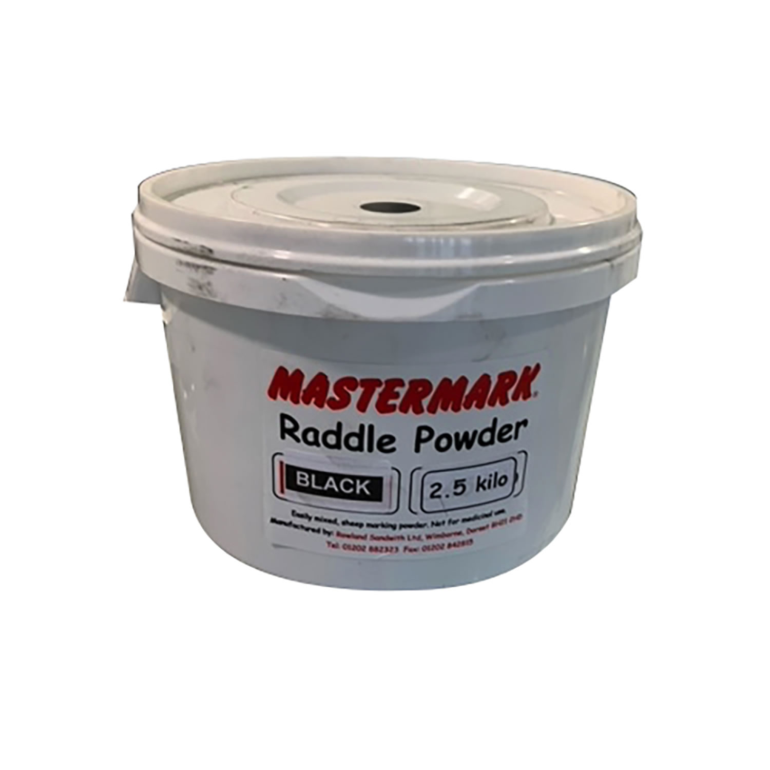 MASTERMARK RADDLE POWDER BLACK X 2.5 KG