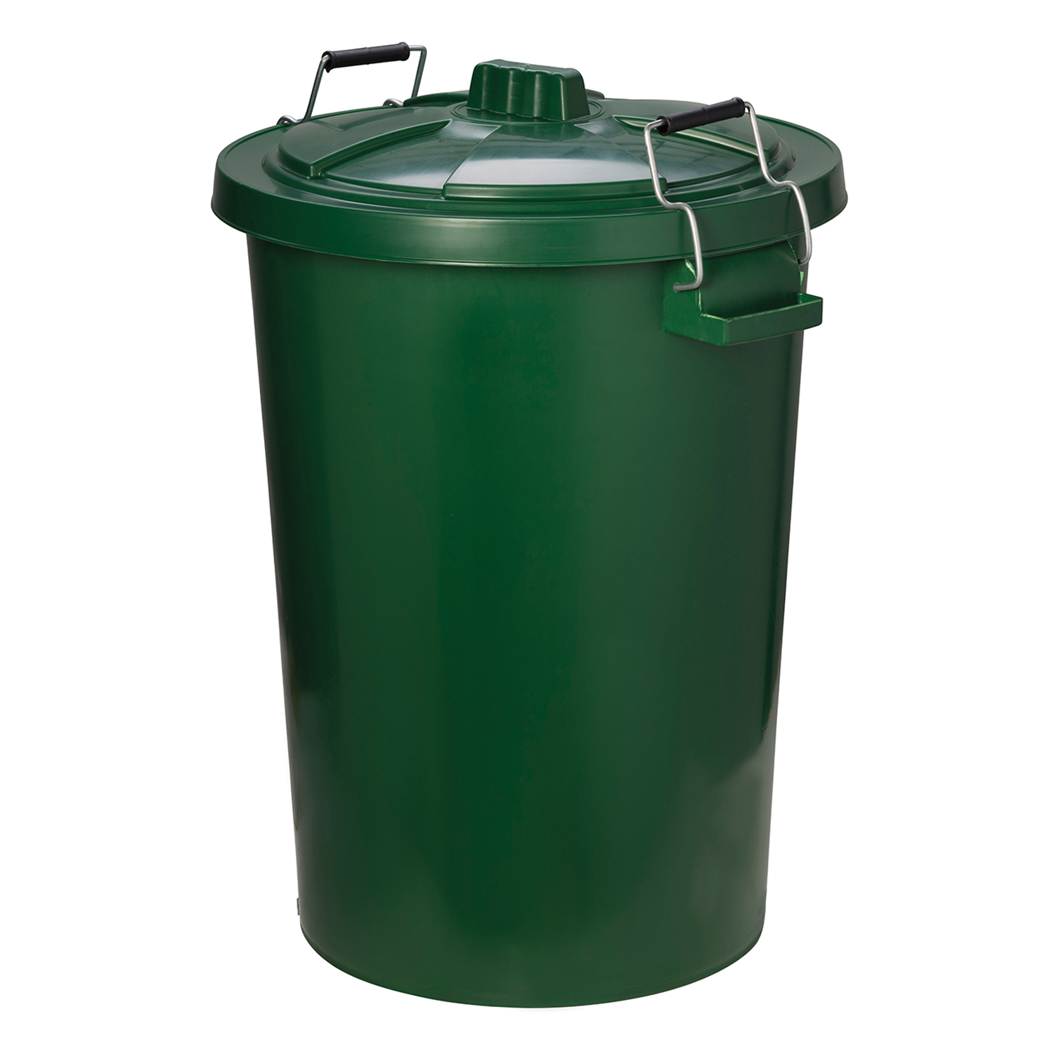 PROSTABLE DUSTBIN C/W LOCKING LID GREEN X 90 LT 90 LT