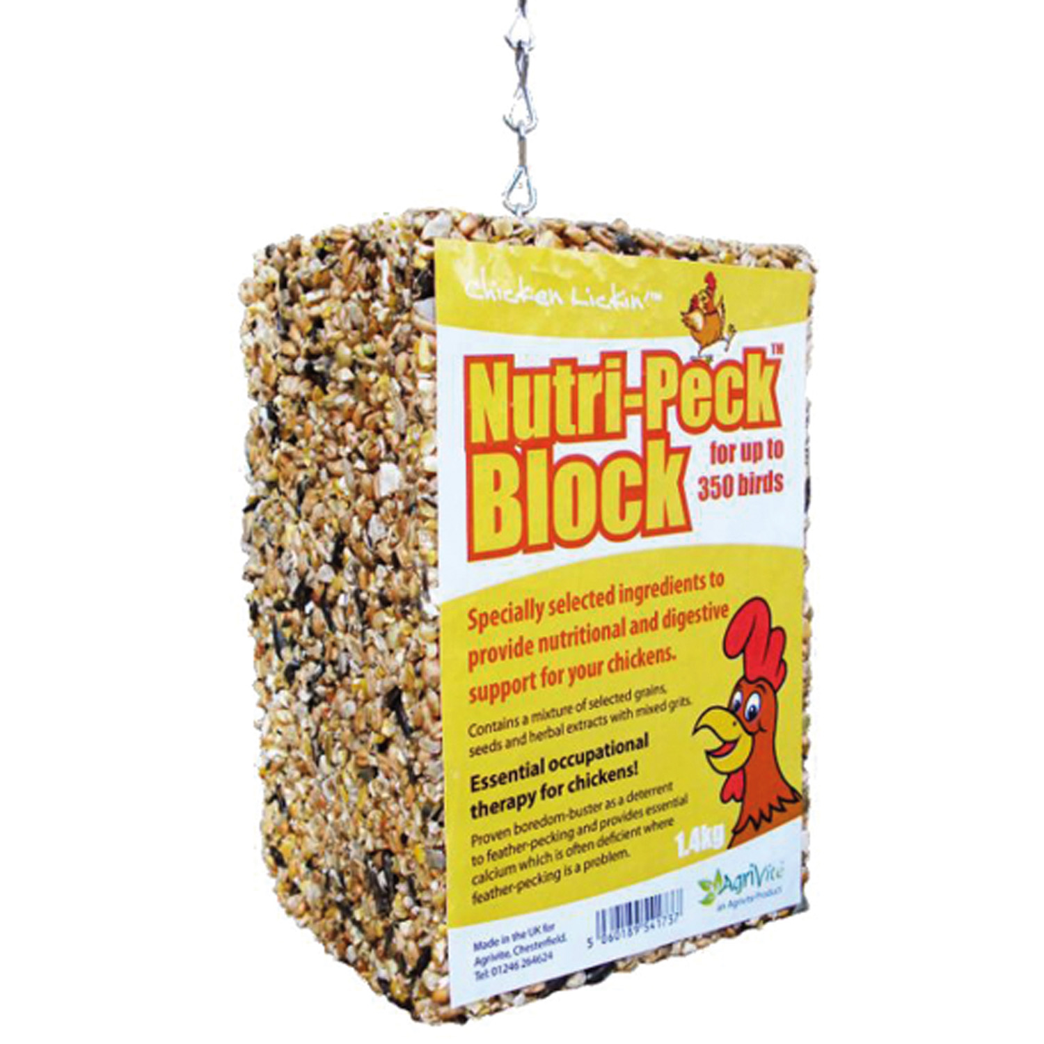 AGRIVITE CHICKEN LICKIN NUTRI-PECK BLOCK 1.4 KG