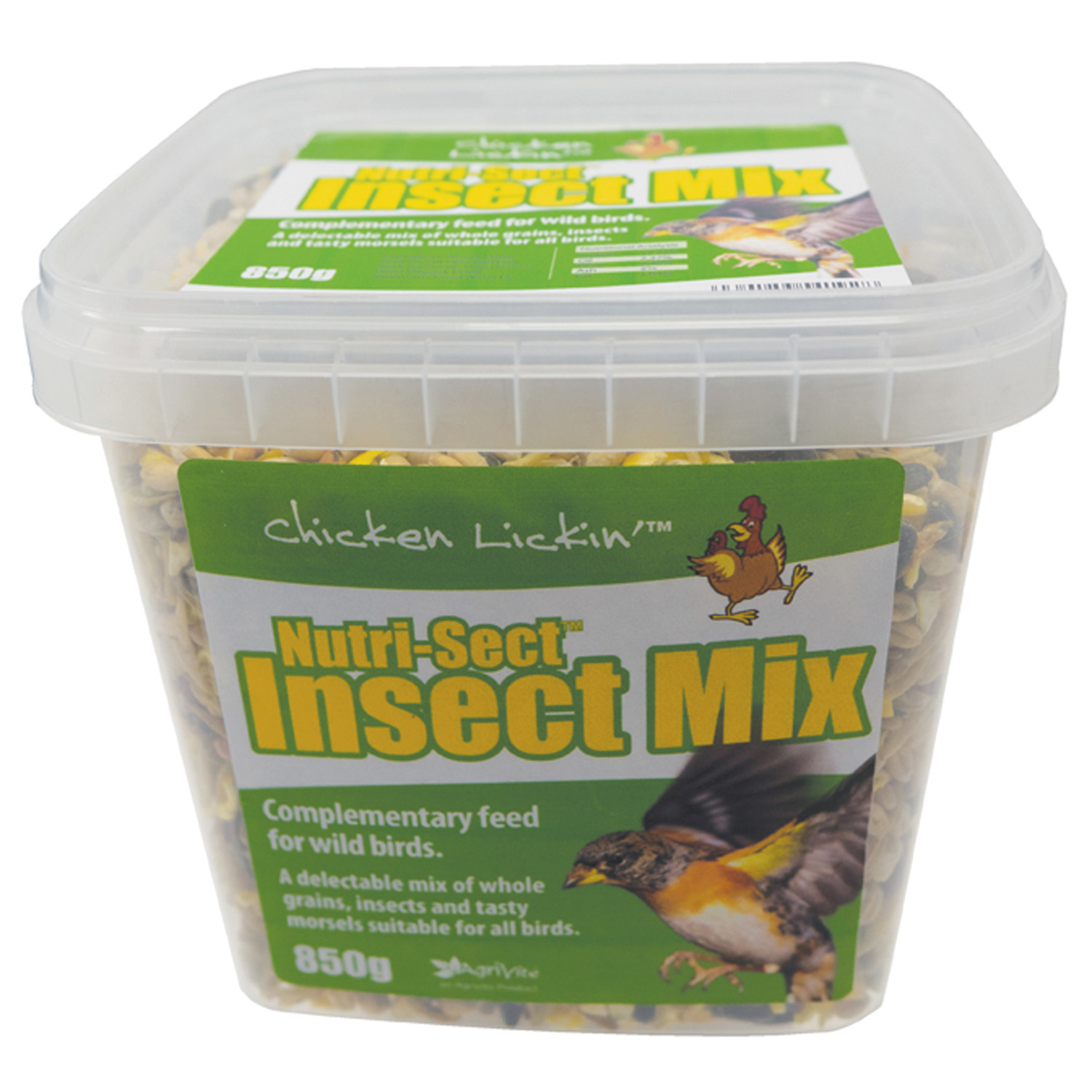 AGRIVITE CHICKEN LICKIN NUTRI-SECT INSECT MIX 850 GM