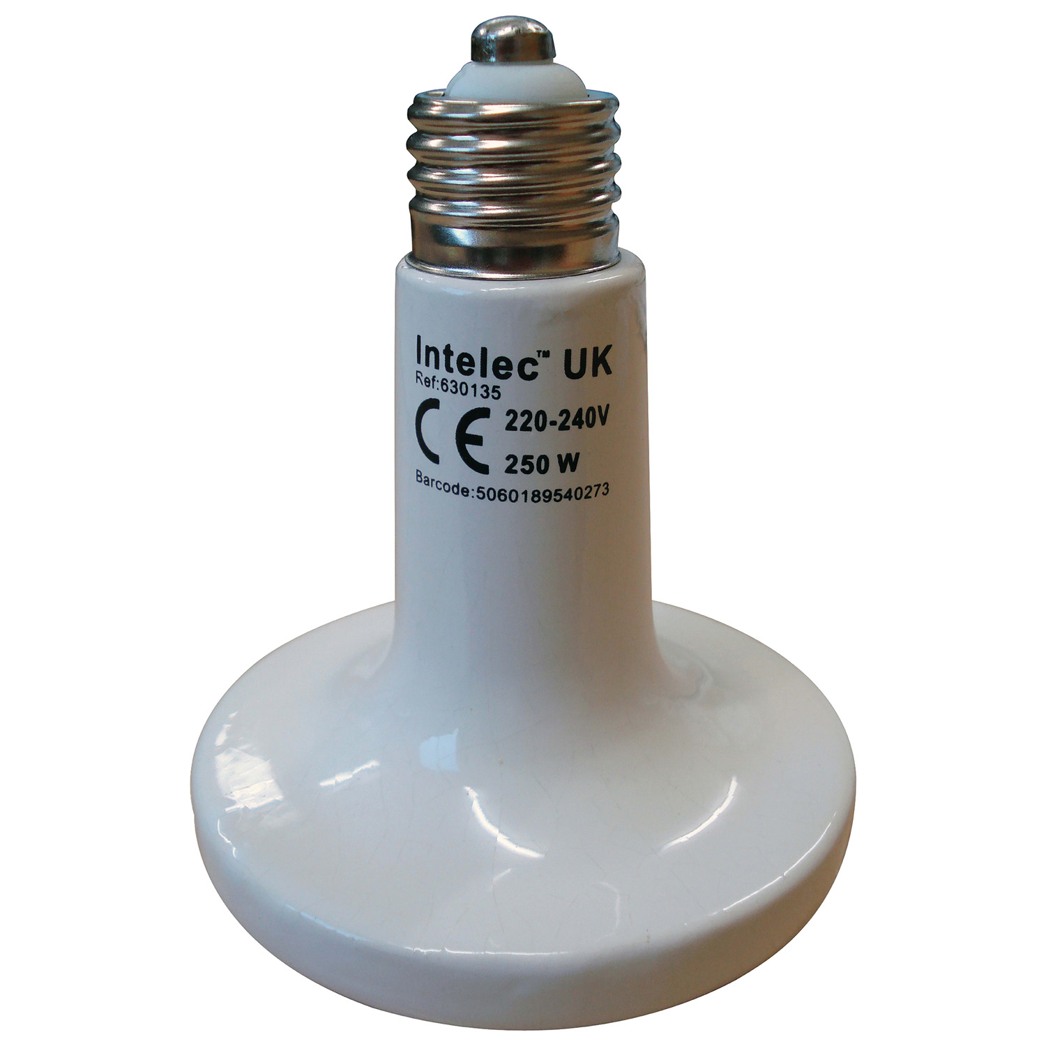 INTELEC DULL EMITTER CERAMIC INFRA-RED HEAT BULB 250 W