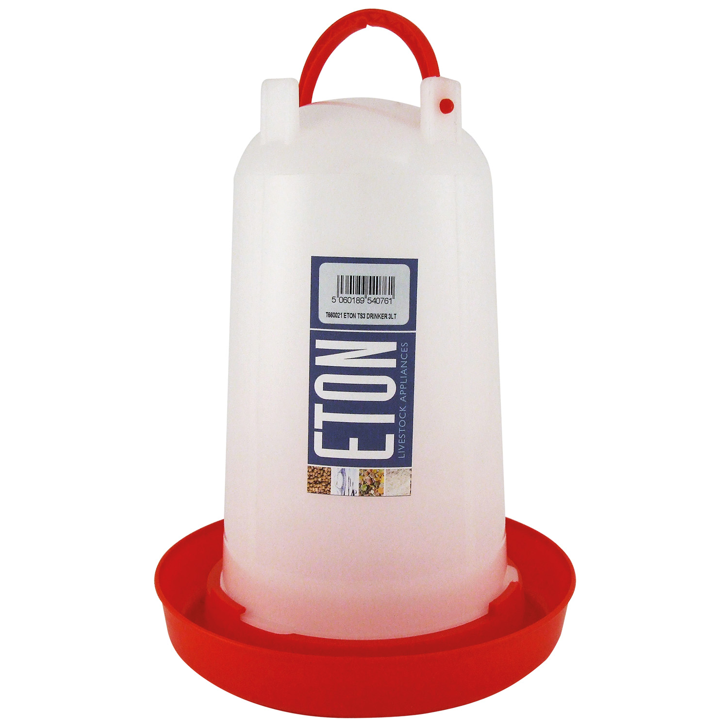 ETON TS POULTRY DRINKER RED 3 LT  RED