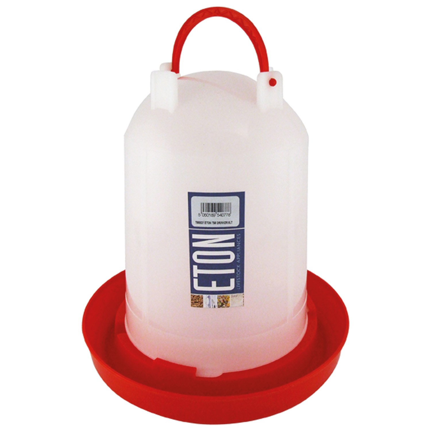 ETON TS POULTRY DRINKER RED 6 LT  RED