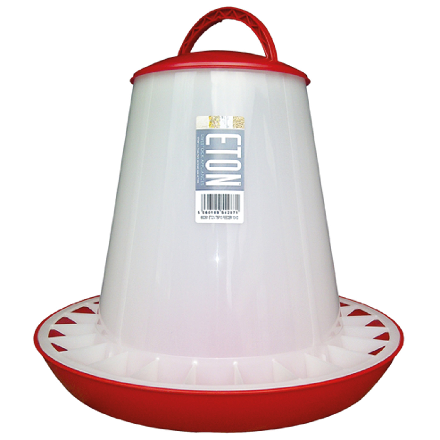 ETON TSF POULTRY FEEDER RED 10 KG  RED