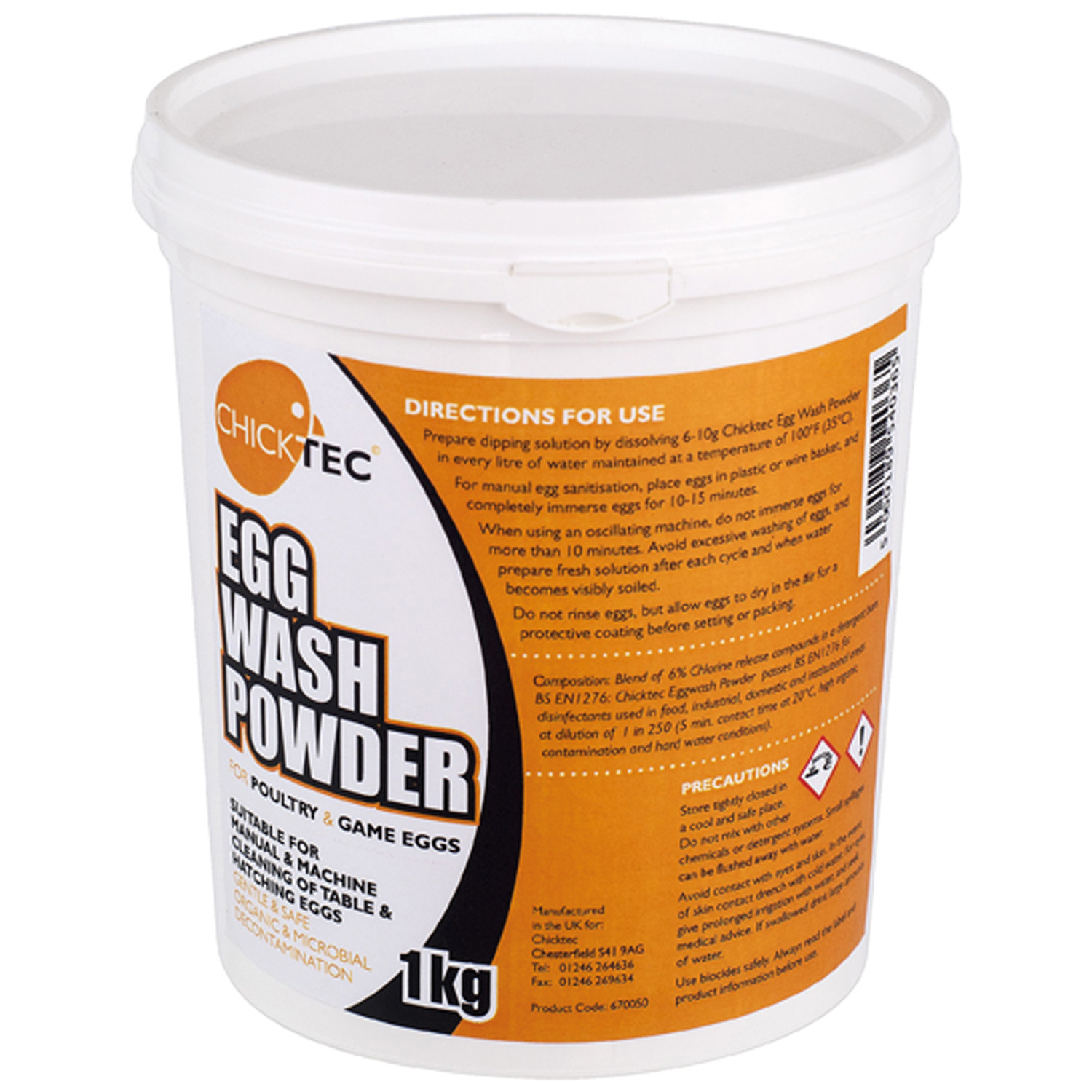 CHICKTEC EGG WASH POWDER 1 KG 1 KG