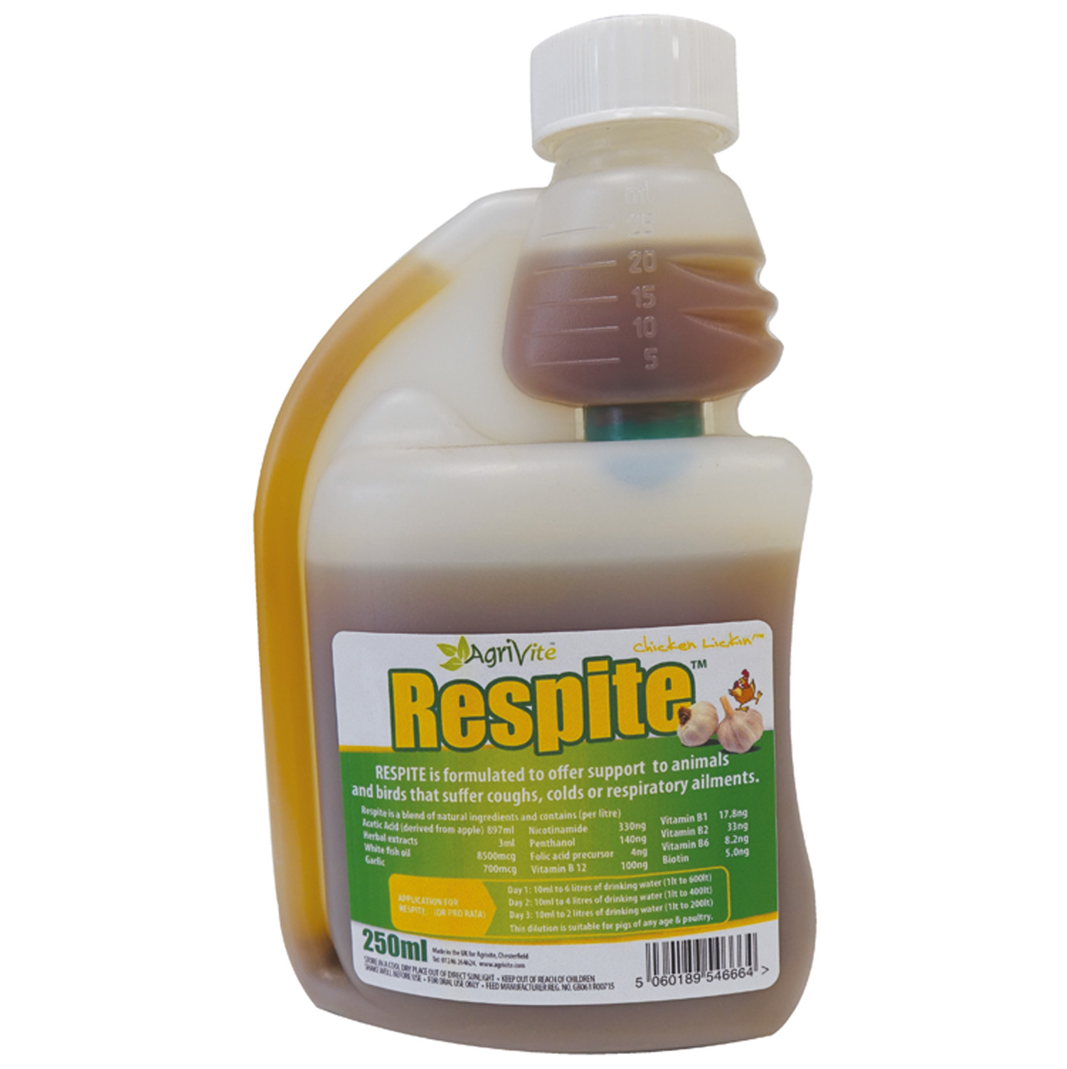 AGRIVITE RESPITE 250 ML - totalfarmsupplies.co.uk
