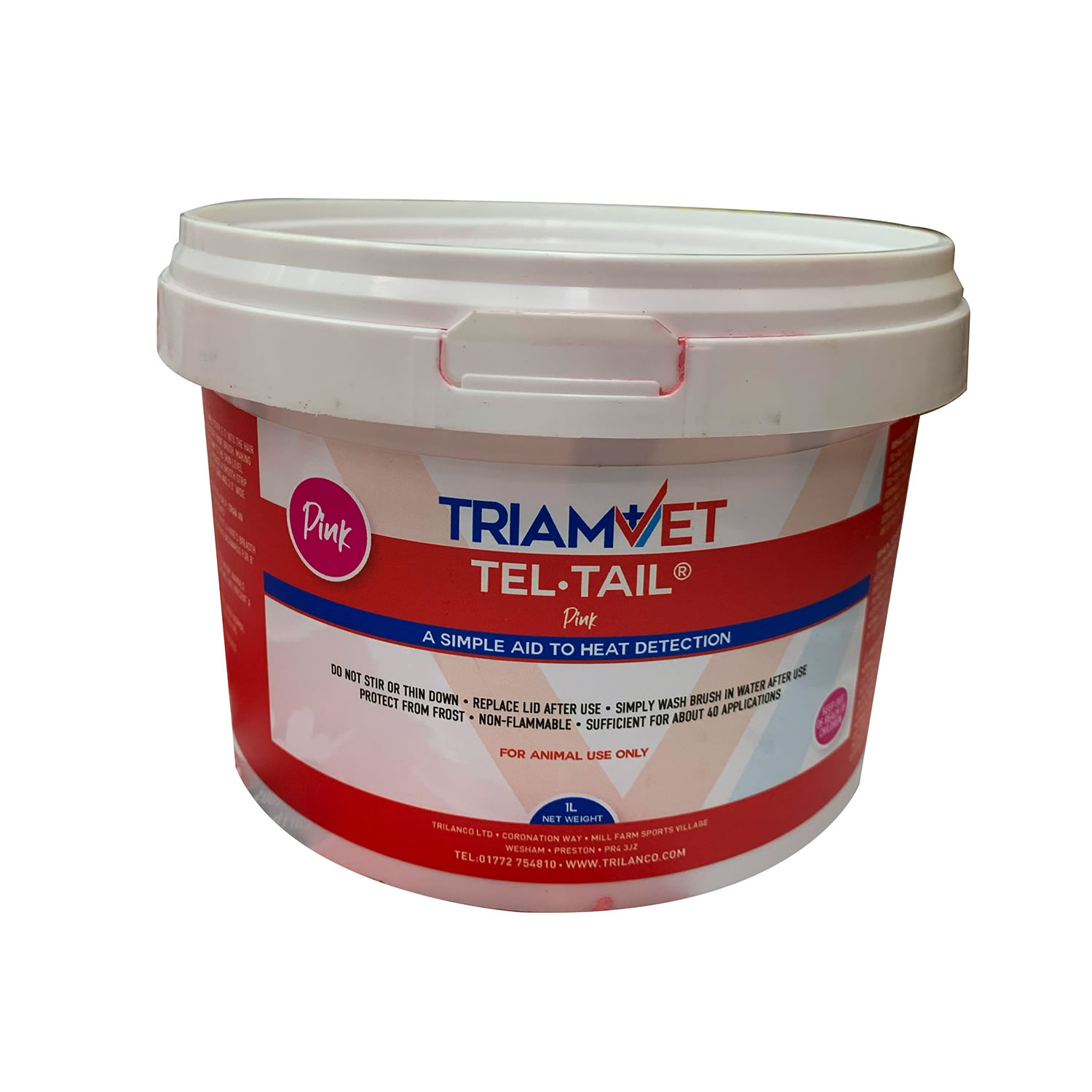 TRIAMVET TEL-TAIL PAINT PINK X 1 LT