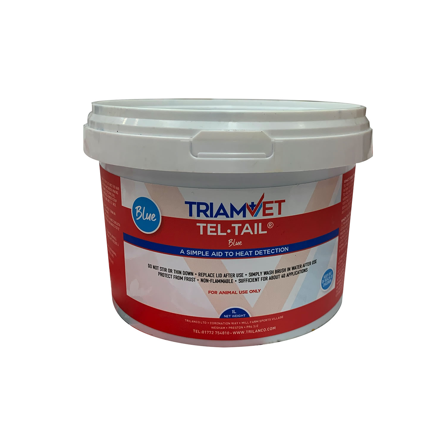 TRIAMVET TEL-TAIL PAINT BLUE X 1 LT