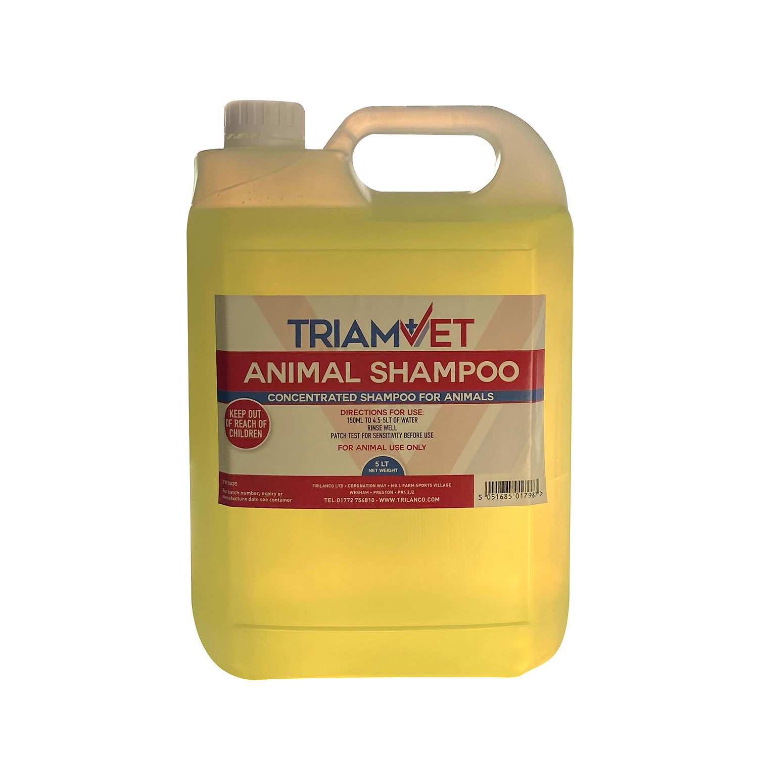 TRIAMVET ANIMAL SHAMPOO 5LT